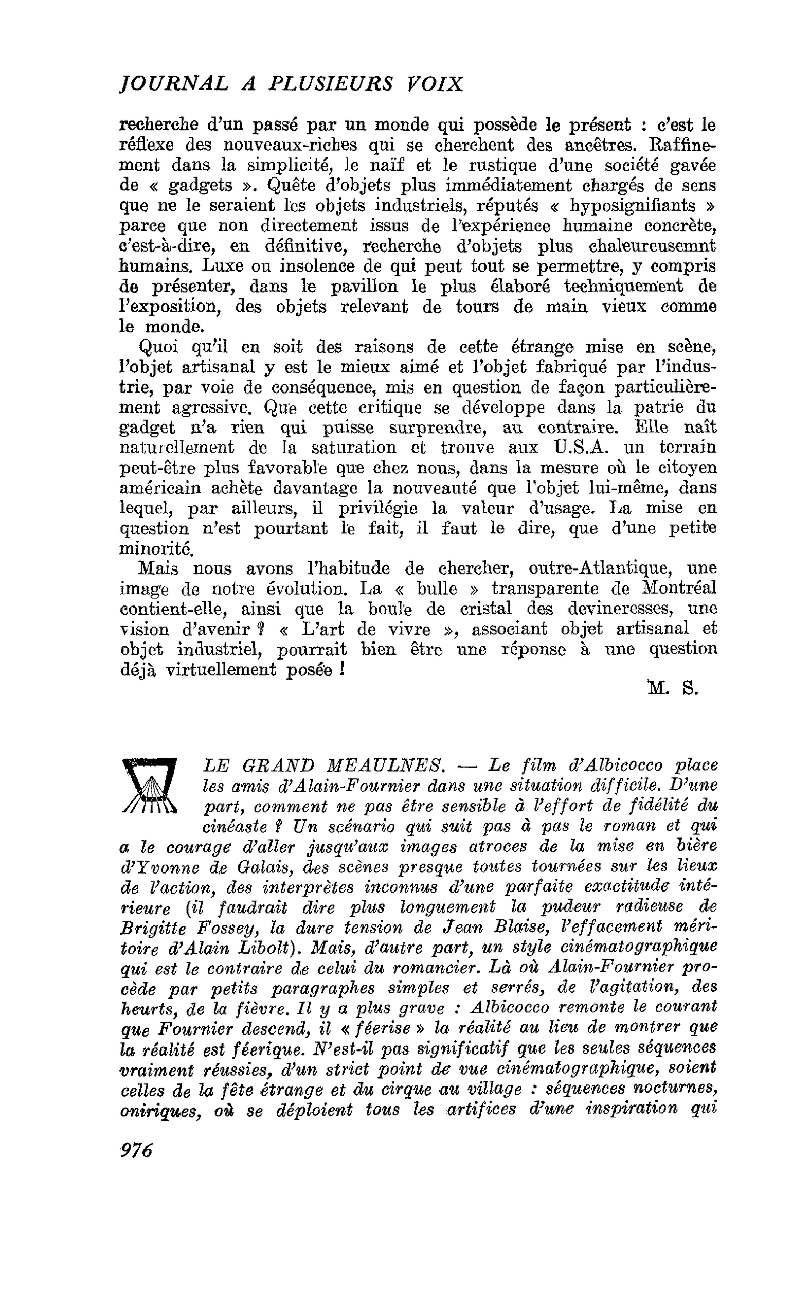 LE GRAND MEAULNES