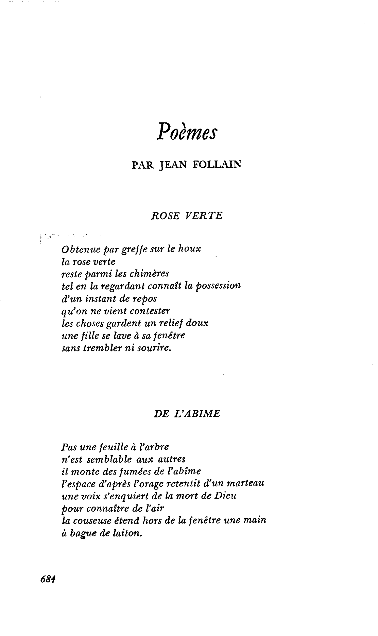 Poèmes