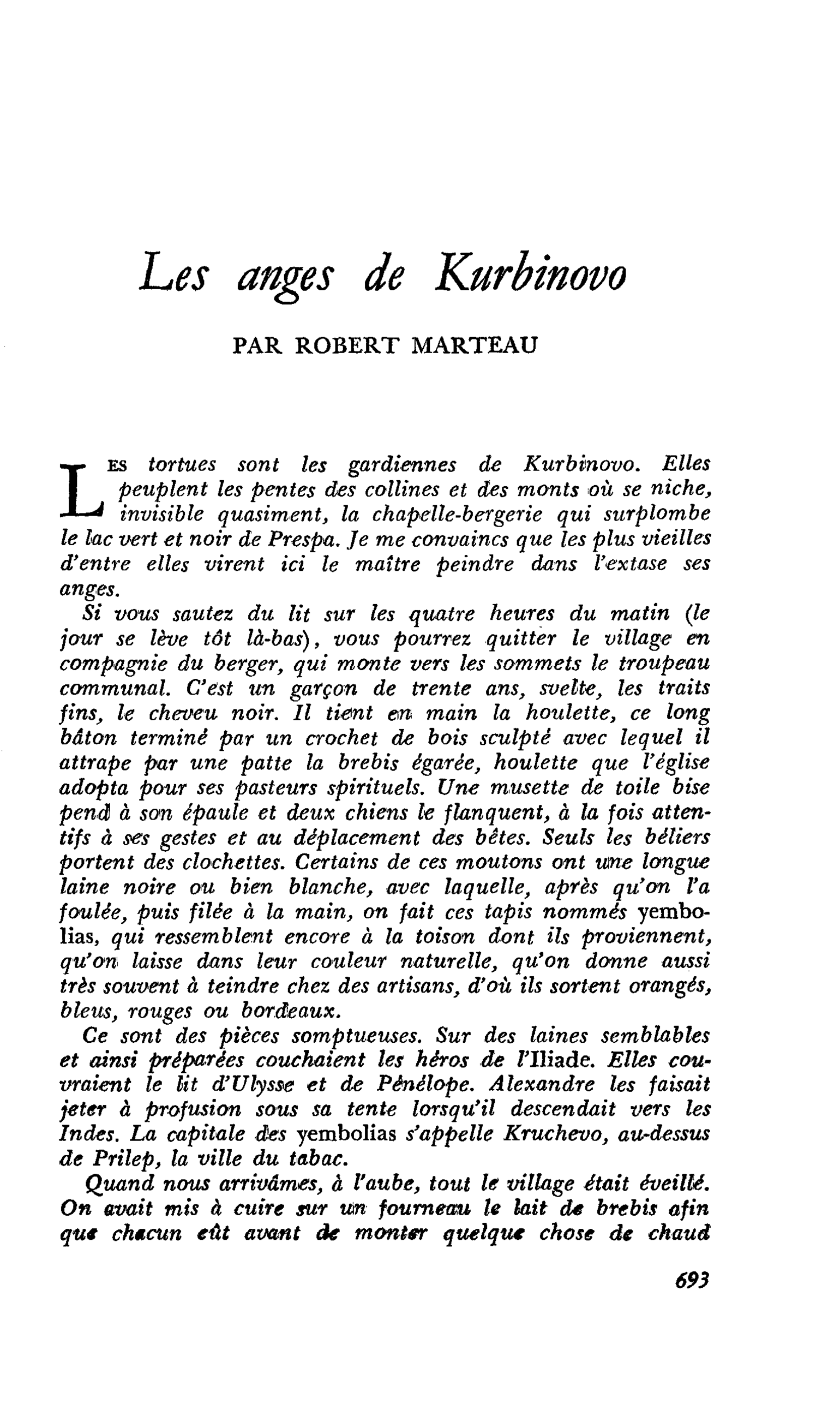 Les anges de Kurbinovo
