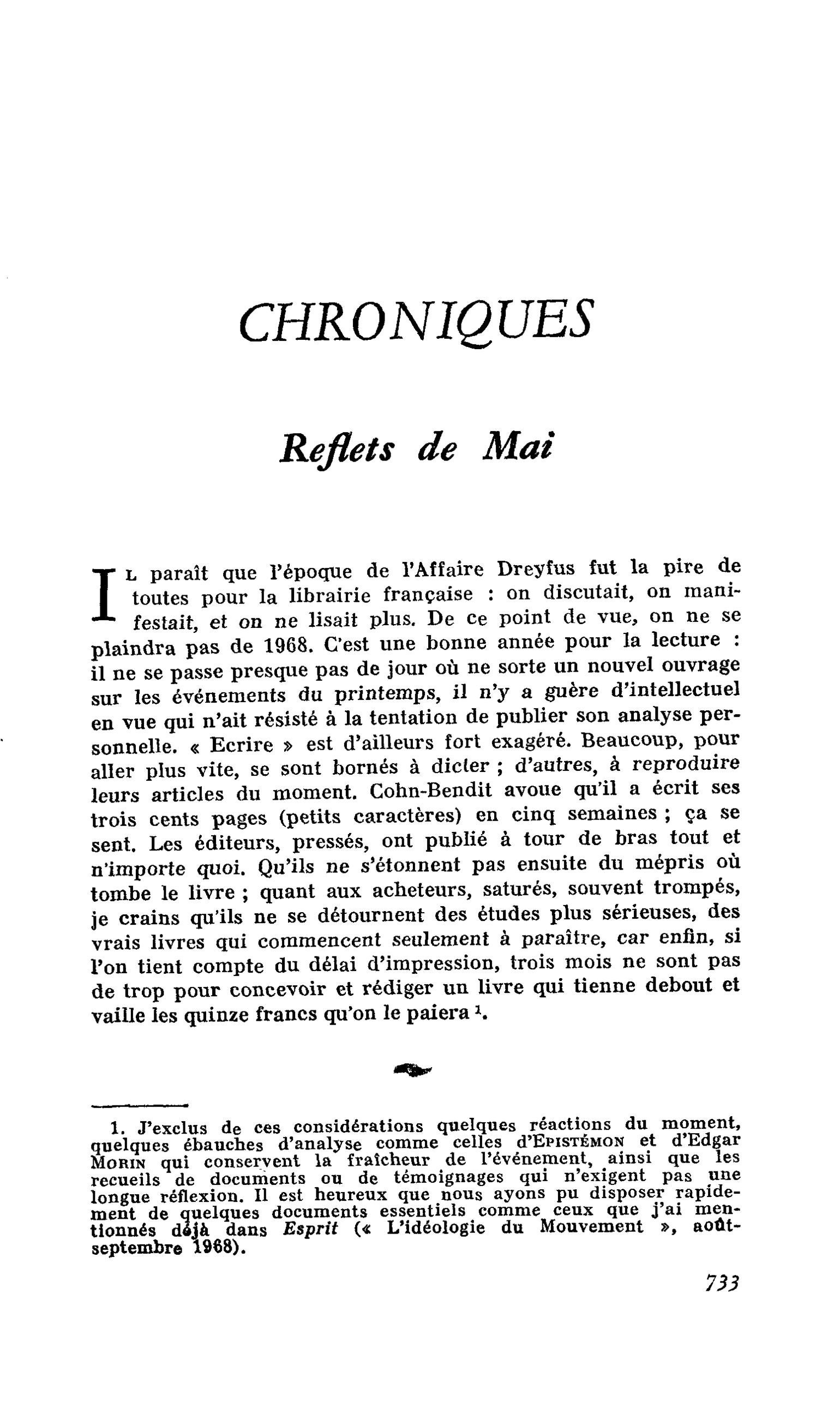 Reflets de Mai