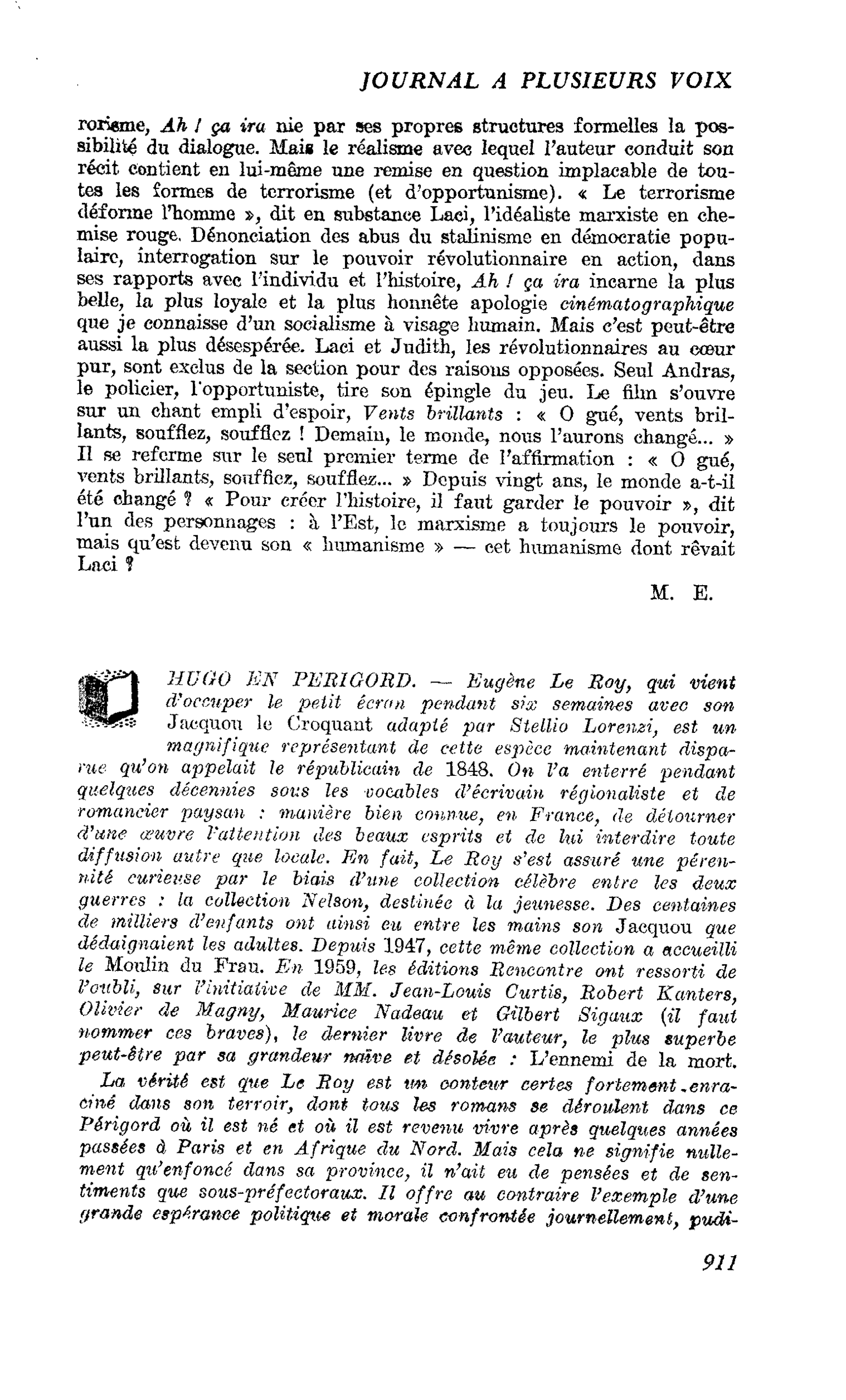 HUGO EN PERIGORD
