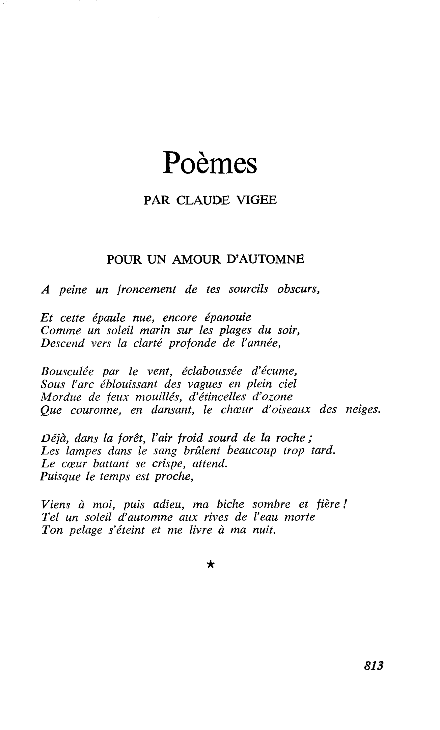 Poèmes