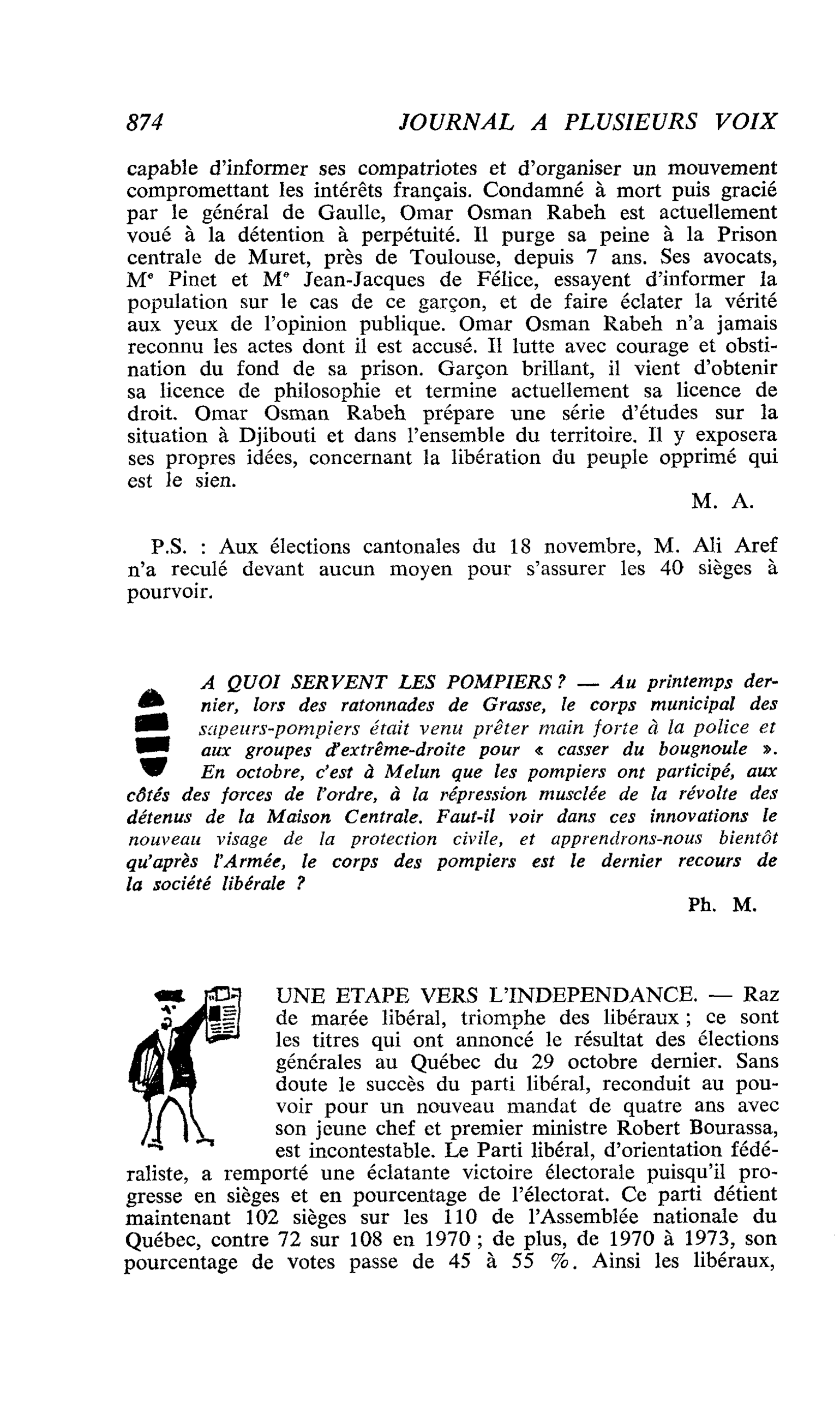 A QUOI SERVENT LES POMPIERS ?