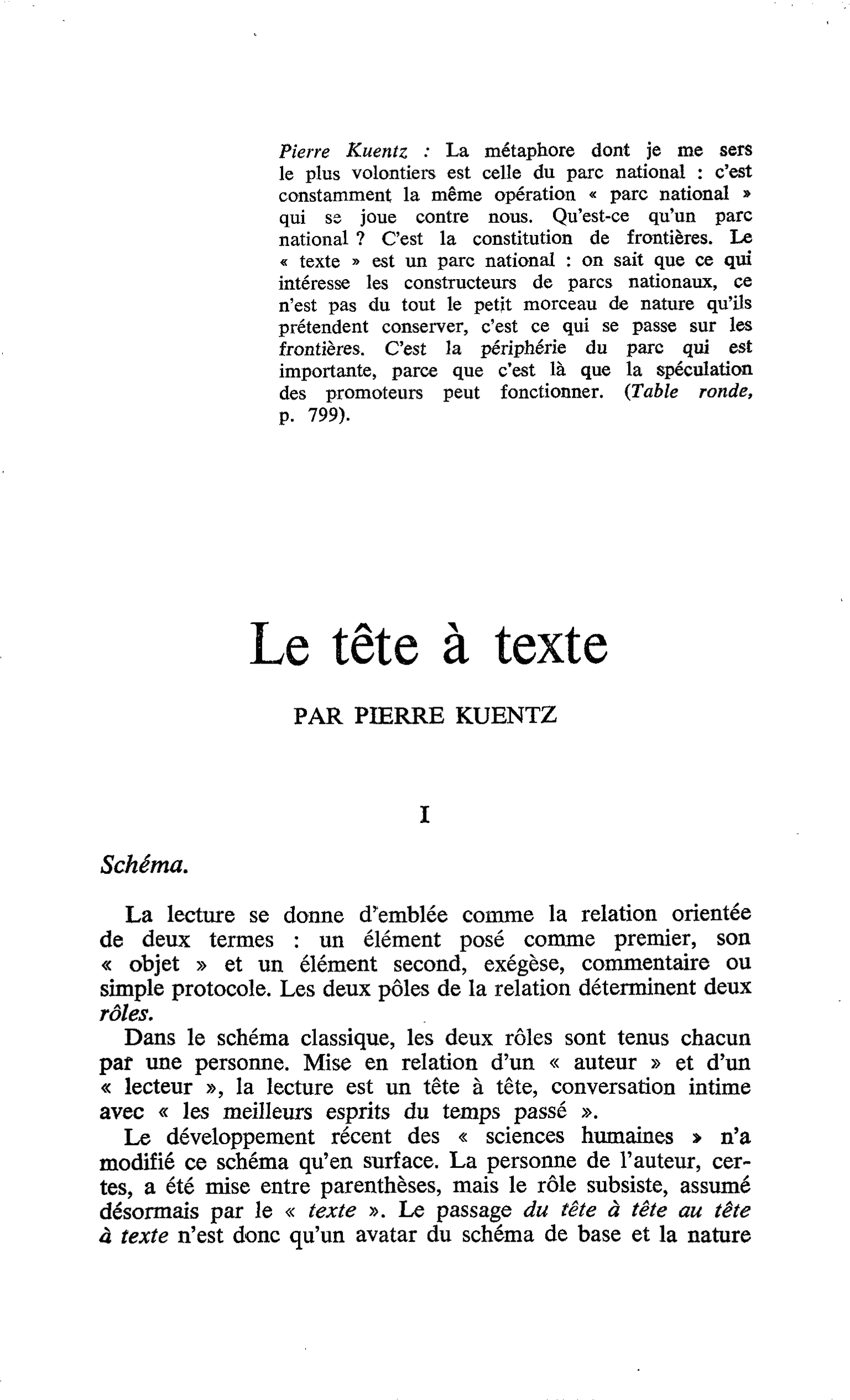 Le tête à texte