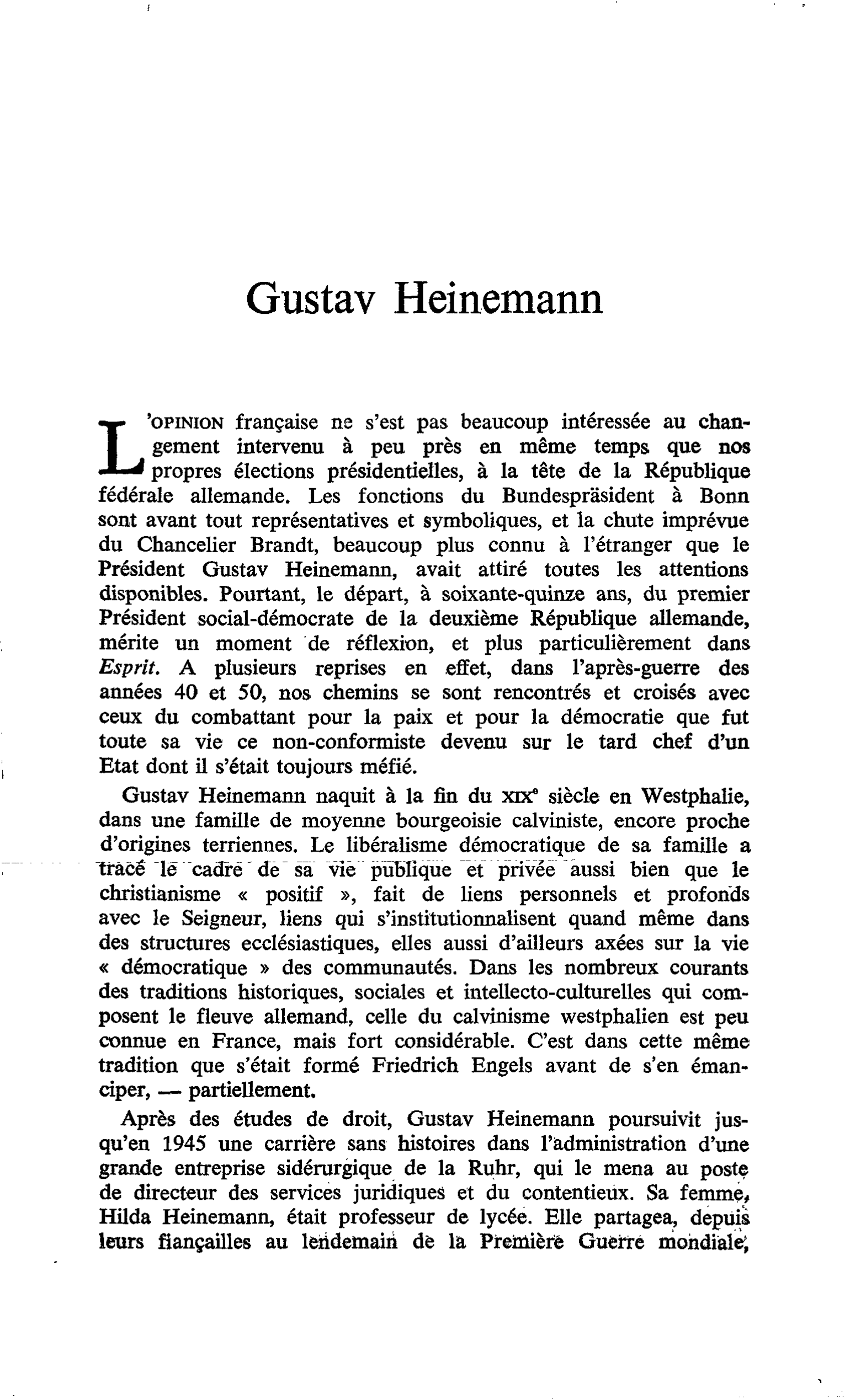Gustav Heinemann
