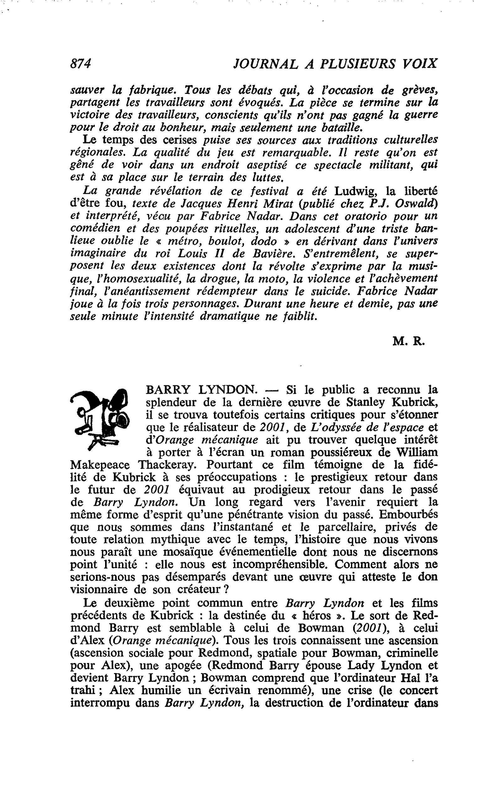 BARRY LYNDON