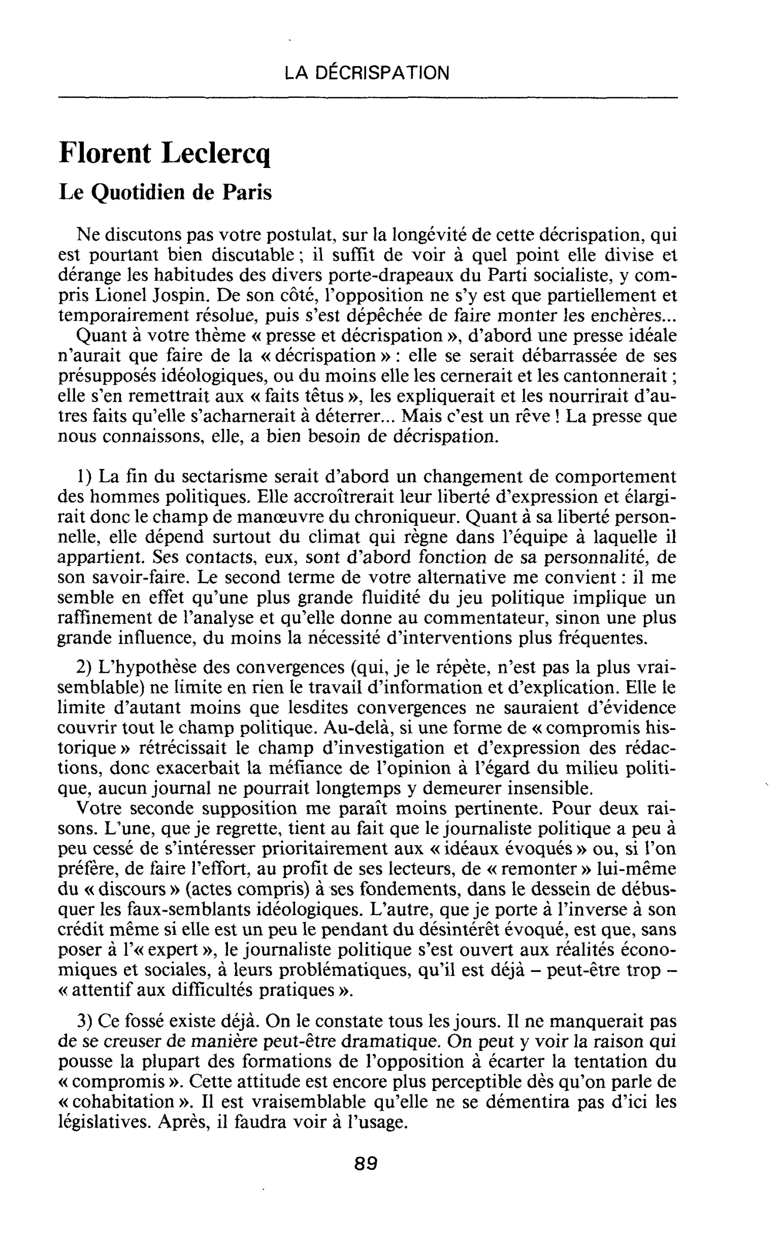 Le Quotidien de Paris