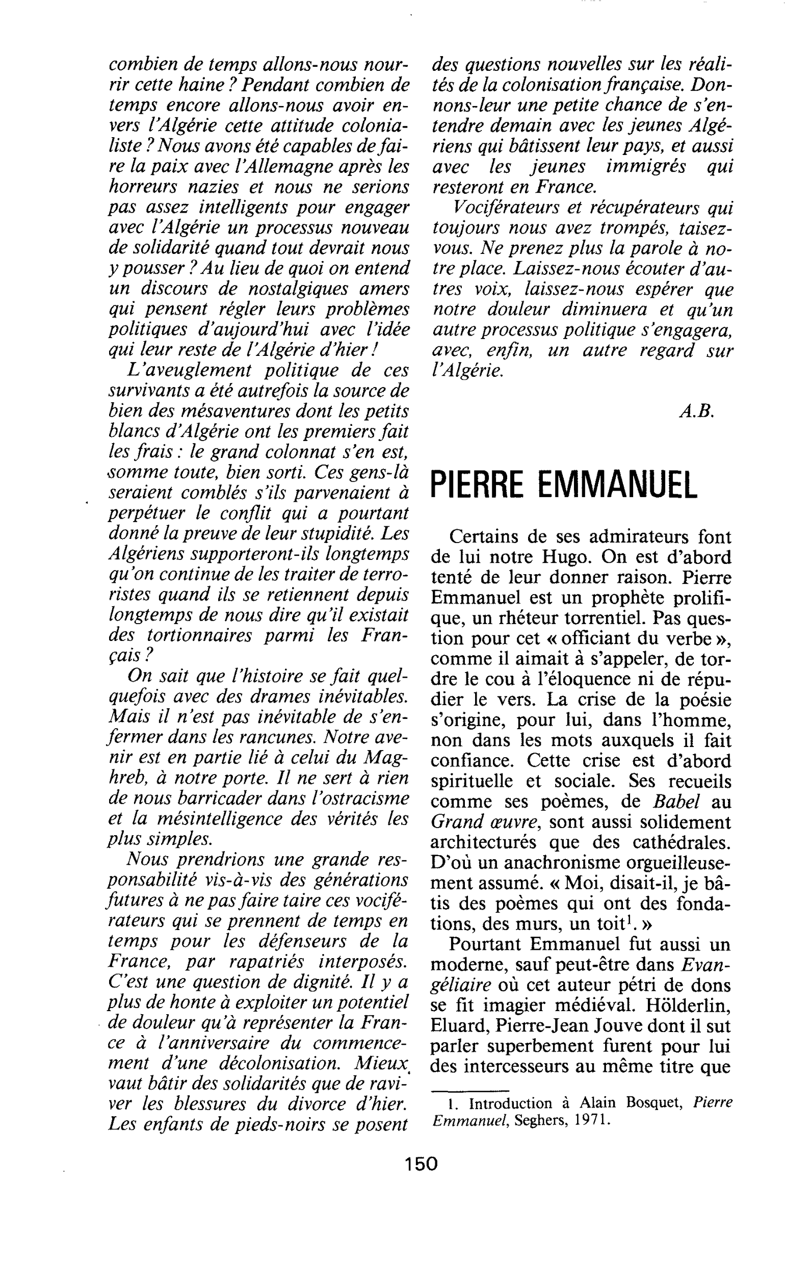 PIERRE EMMANUEL