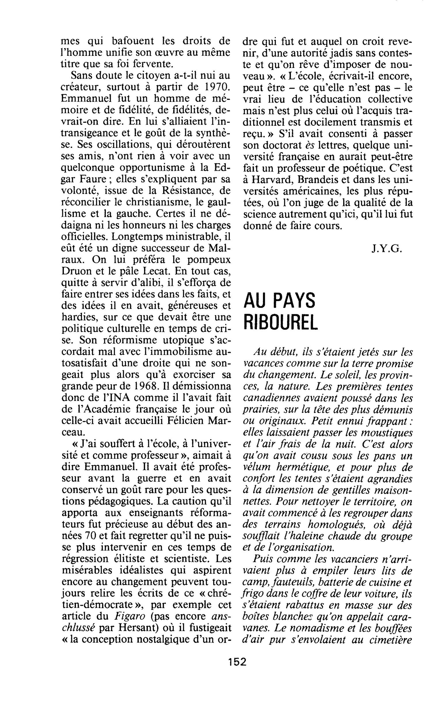 AU PAYS RIBOUREL