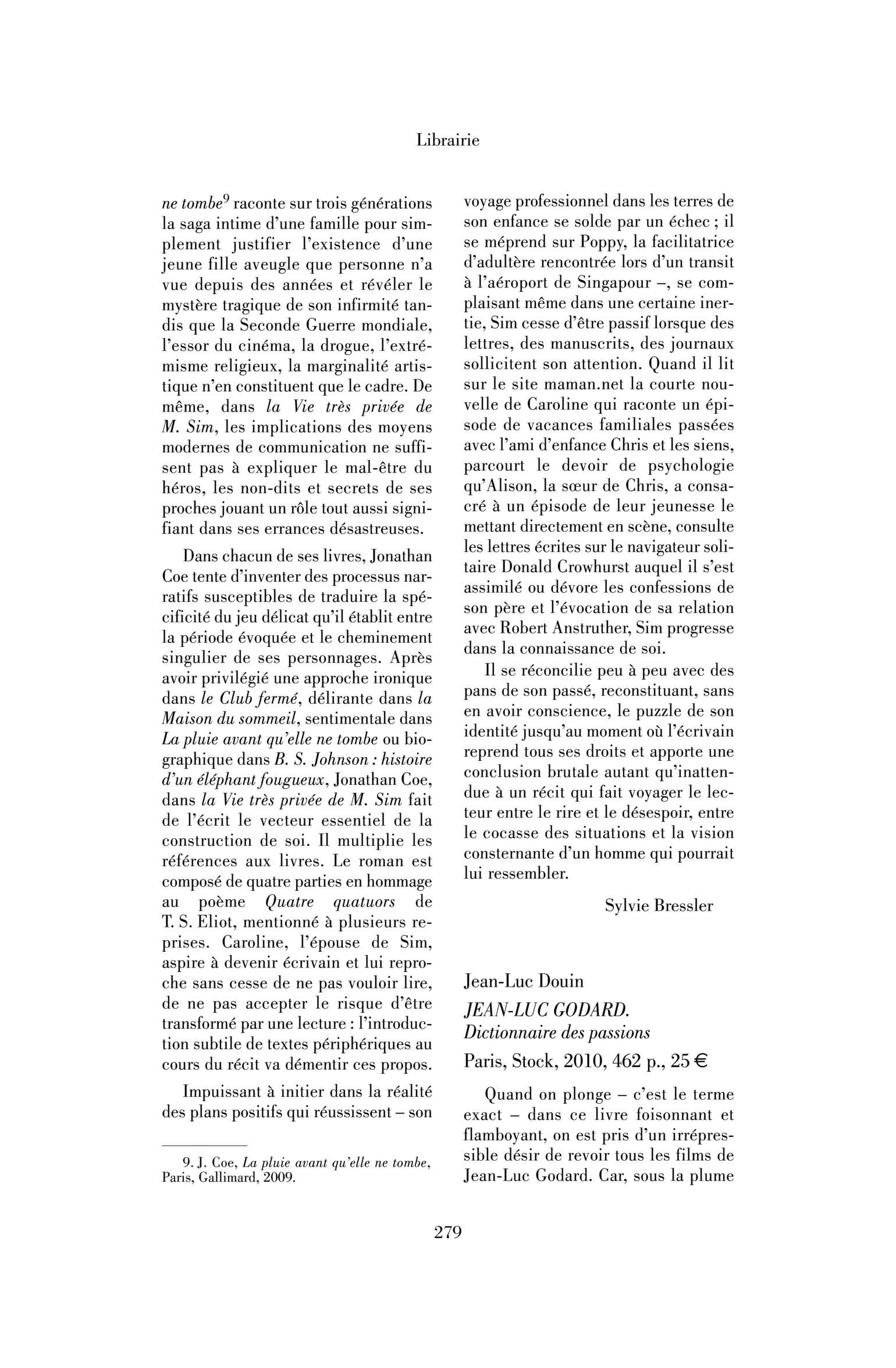 Jean-Luc Douin : Jean-Luc Godard. Dictionnaire des passions