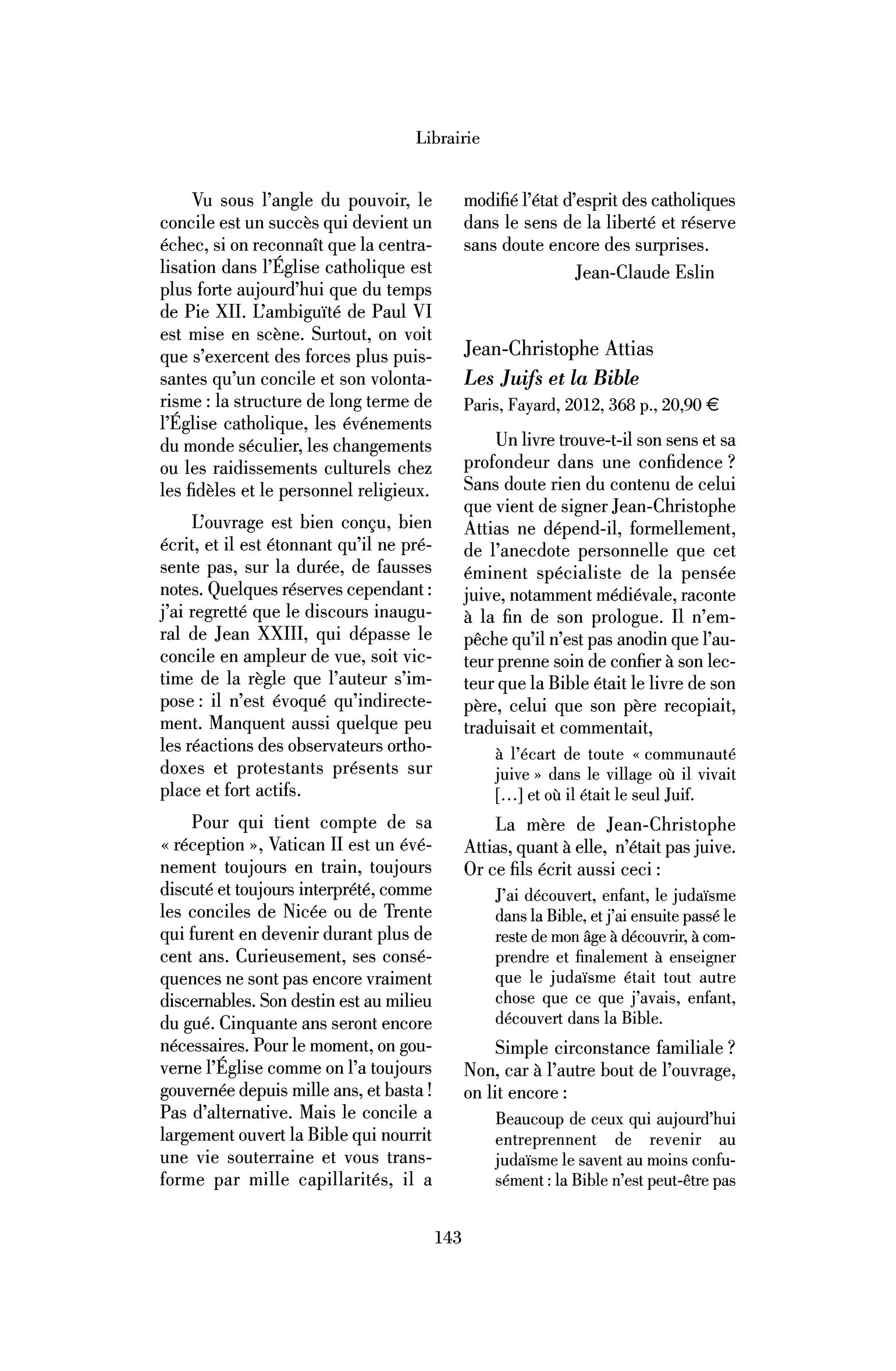 Jean-Christophe Attias : les Juifs et la Bible