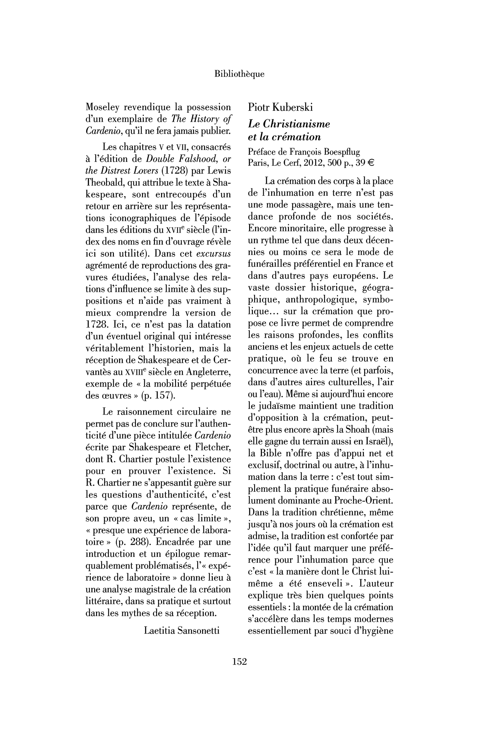 Piotr Kuberski : le Christianisme et la crémation