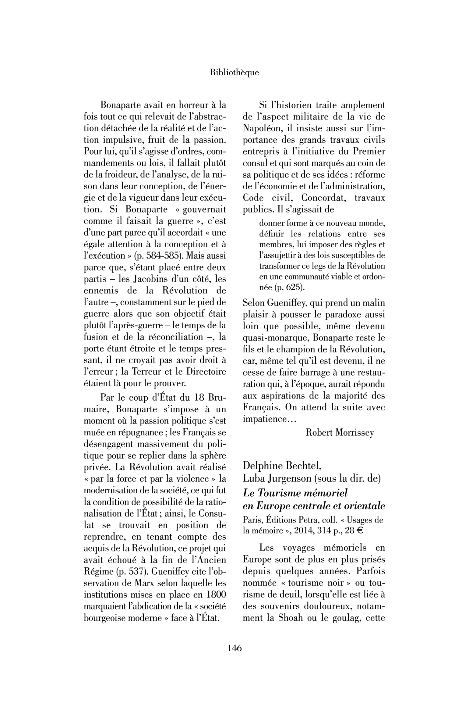 Delphine Bechtel, Luba Jurgenson (sous la dir. de) : le Tourisme mémoriel en Europe centrale et orientale