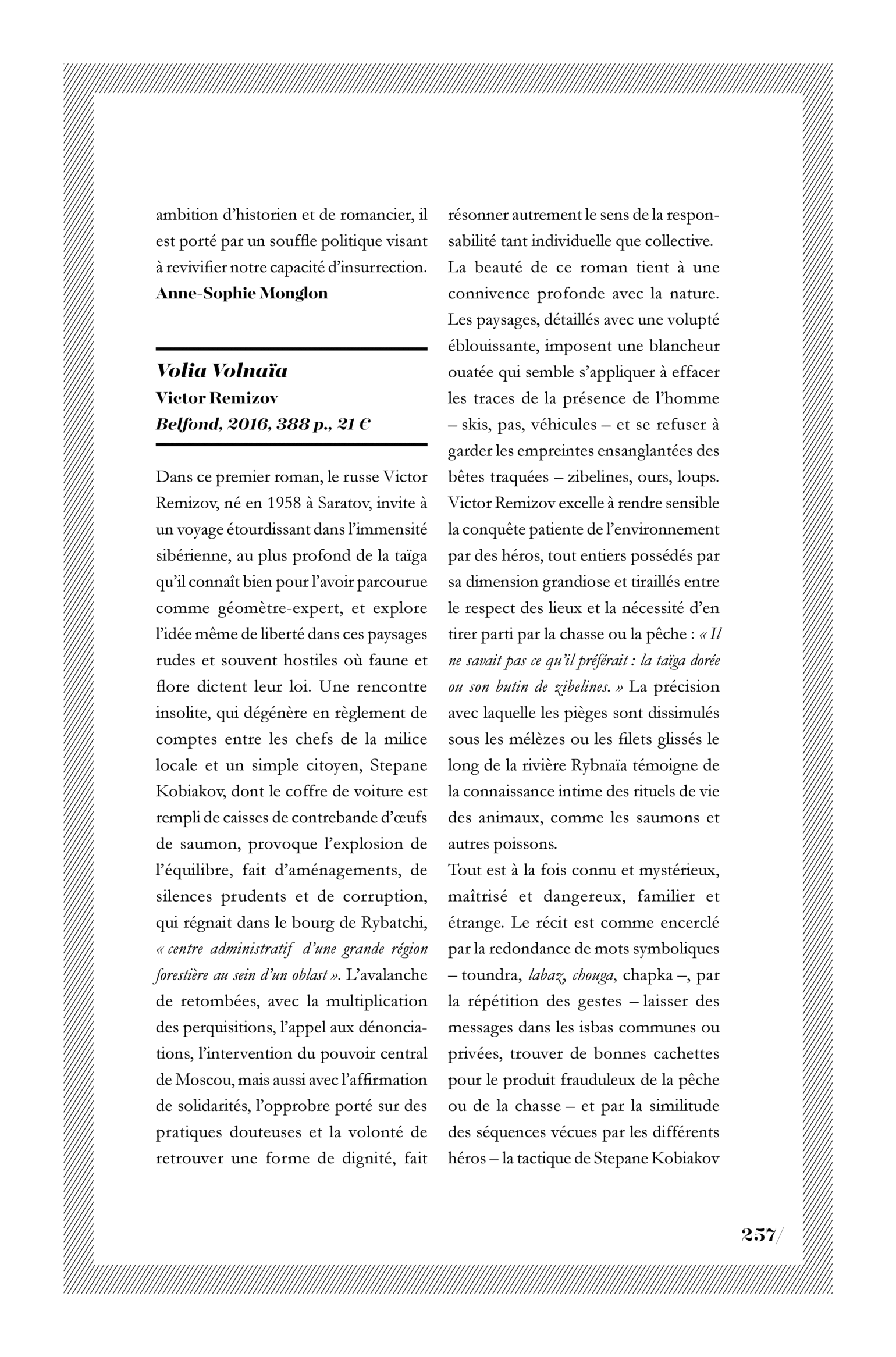 Victor Remizov, « Volia Volnaïa »