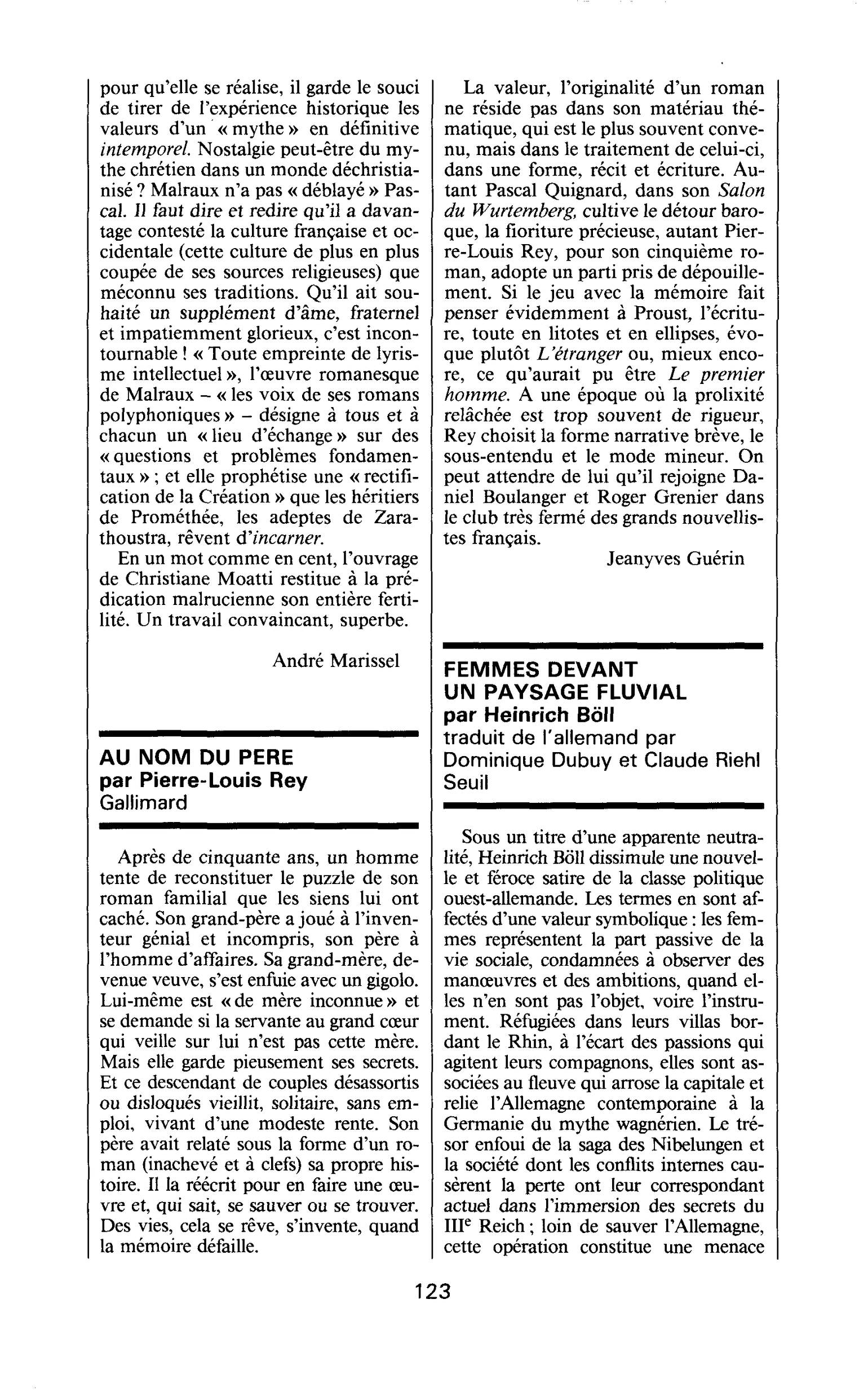 Au nom du père