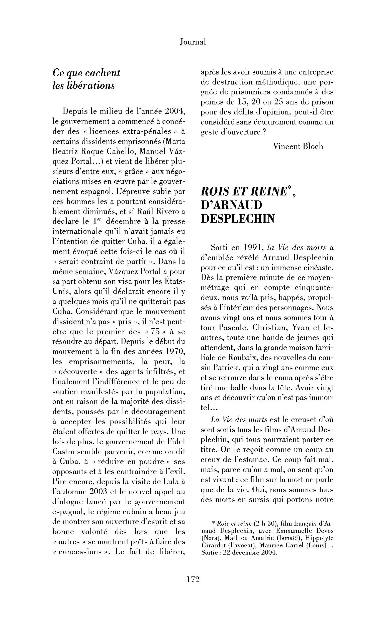 Rois et reine, d’Arnaud Desplechin