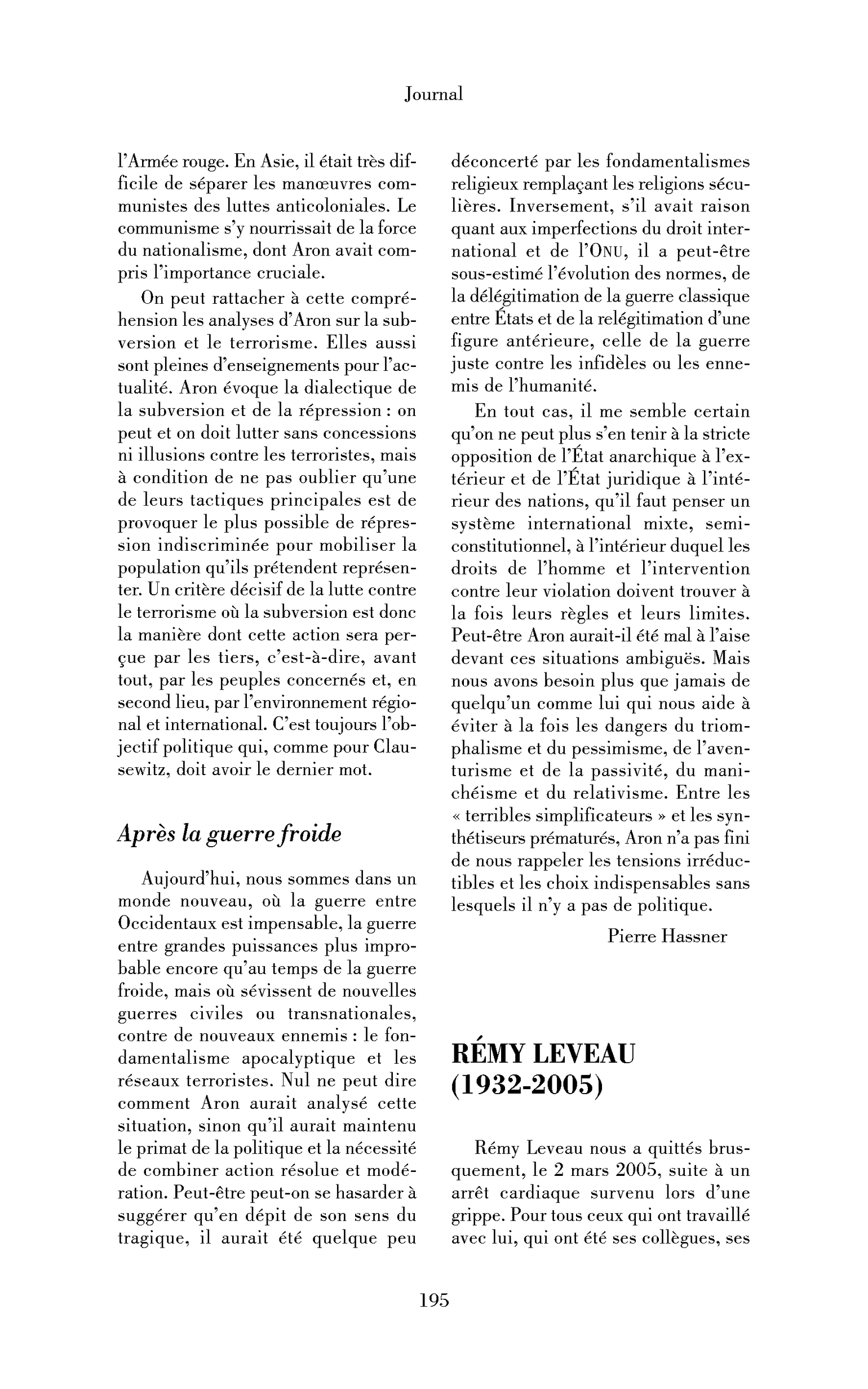 Rémy Leveau (1932-2005)