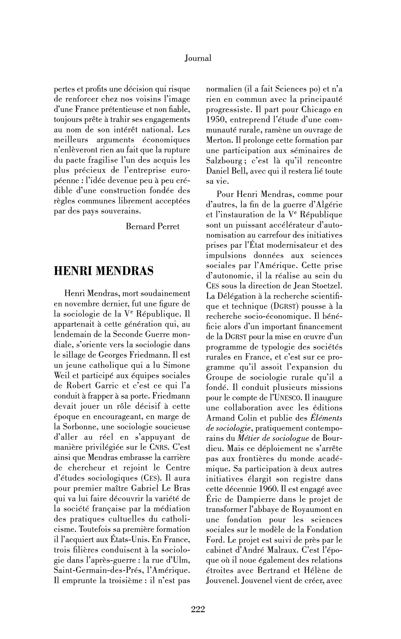 Henri Mendras
