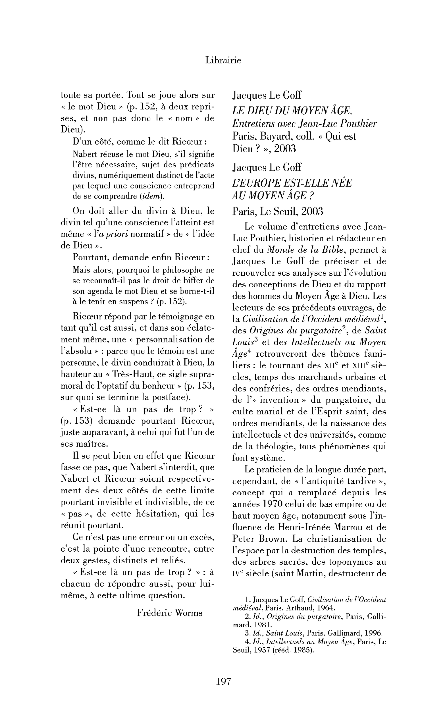 Jacques Le Goff
