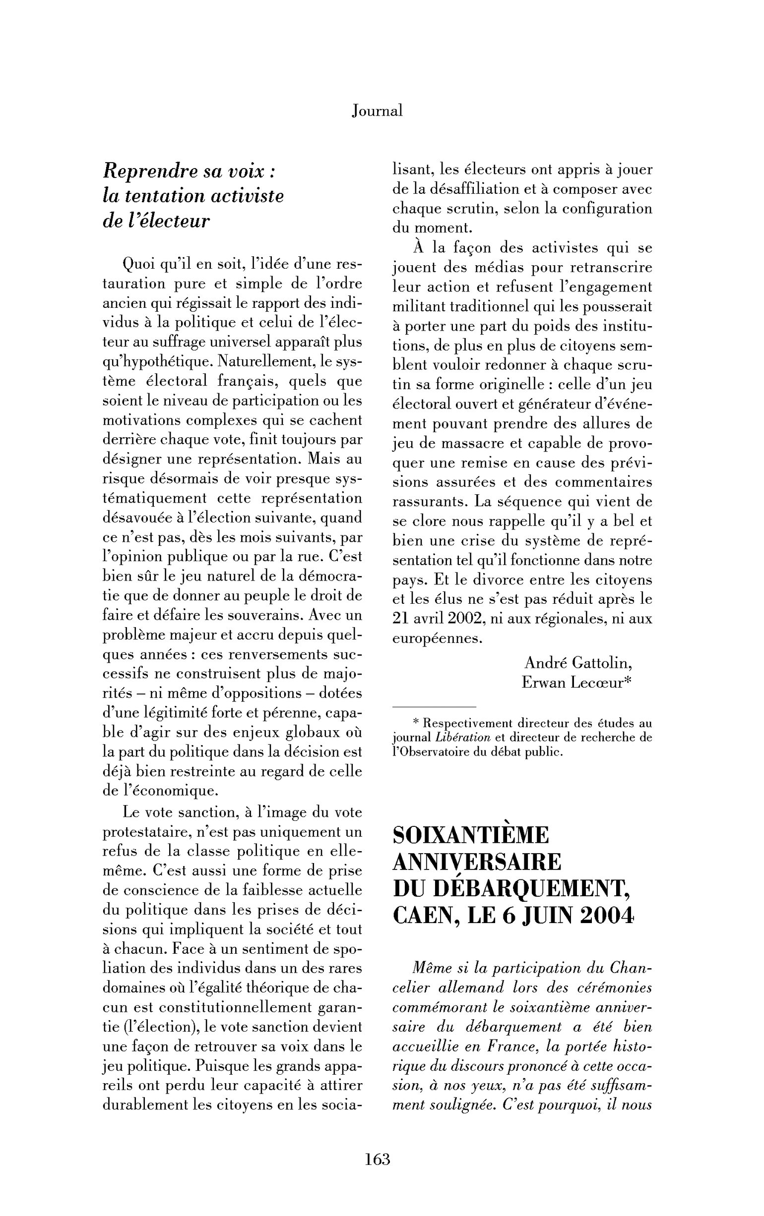 Soixantième anniversaire du débarquement, Caen, le 6 juin 2004