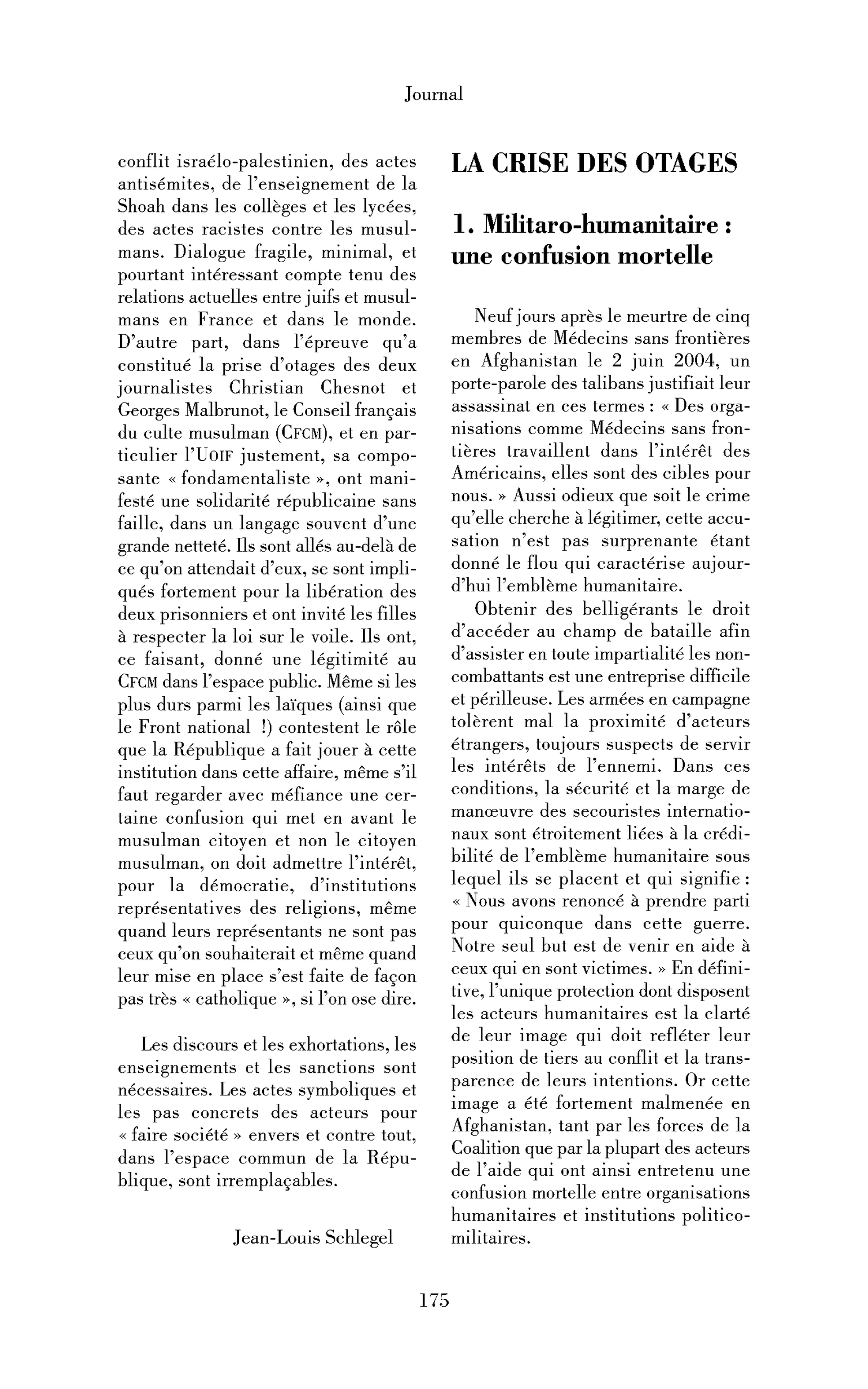 La Crise des otages. 1.