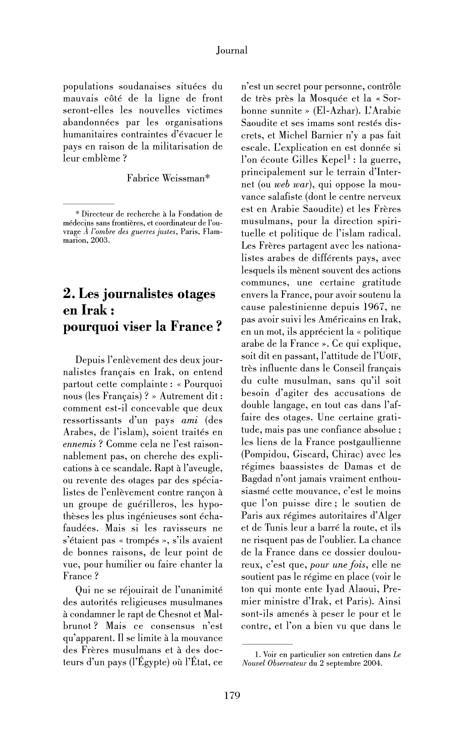 La crise des otages. 2.