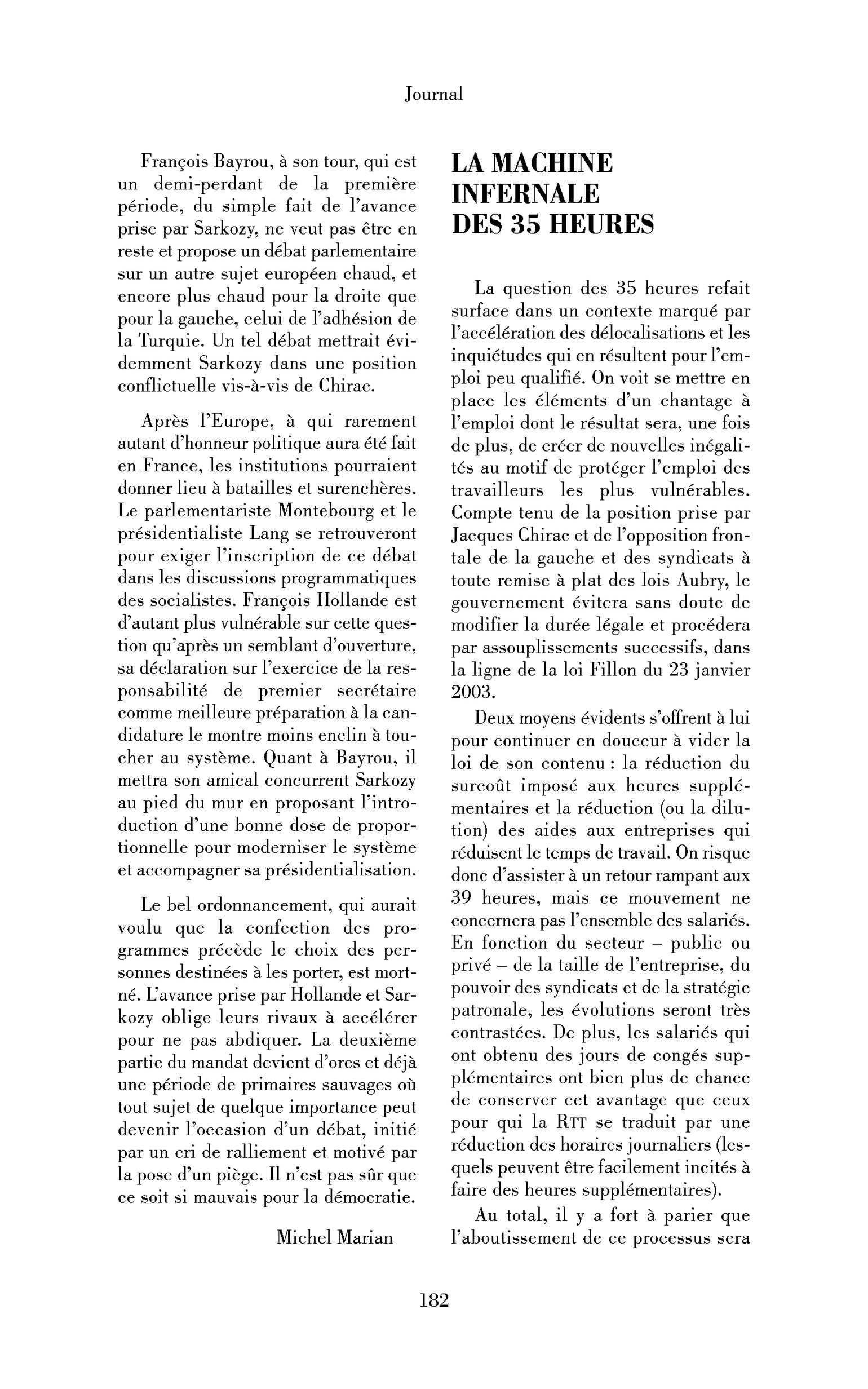 La machine infernale des 35 heures