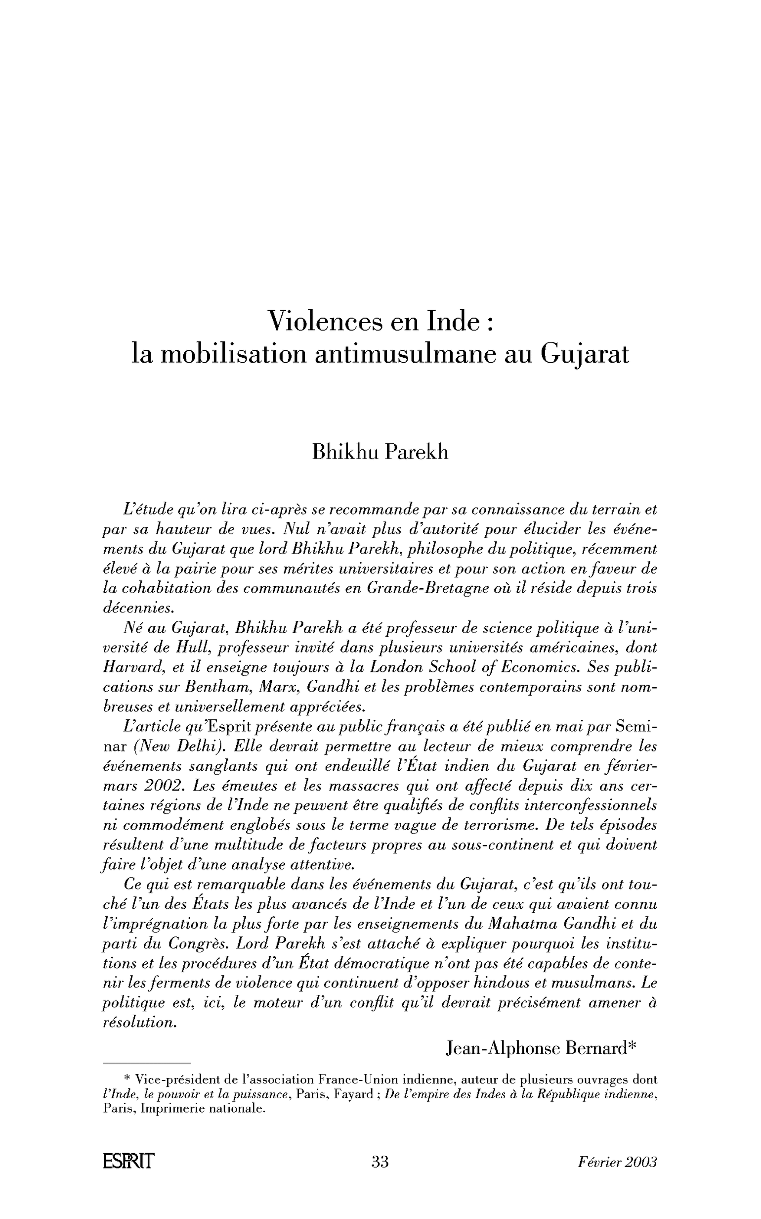 Violences en Inde: la mobilisation antimusulmane au Gujarat
