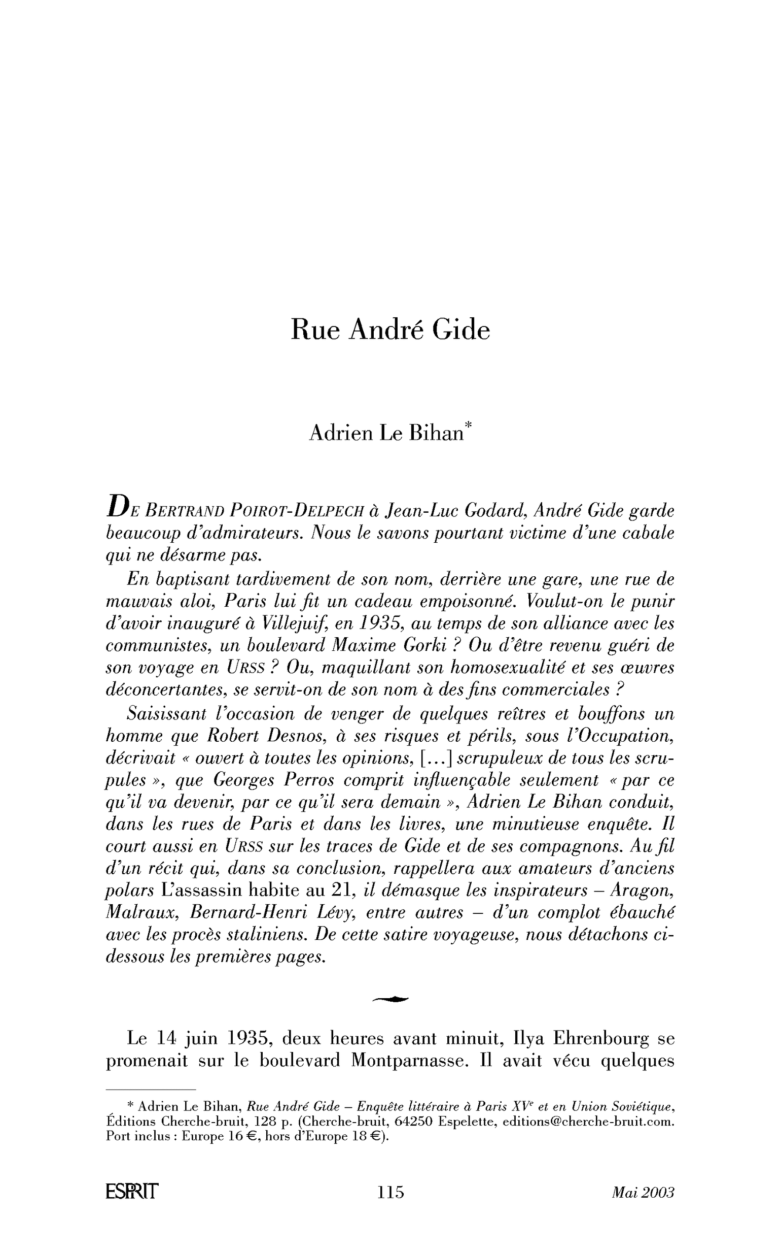 Rue André Gide