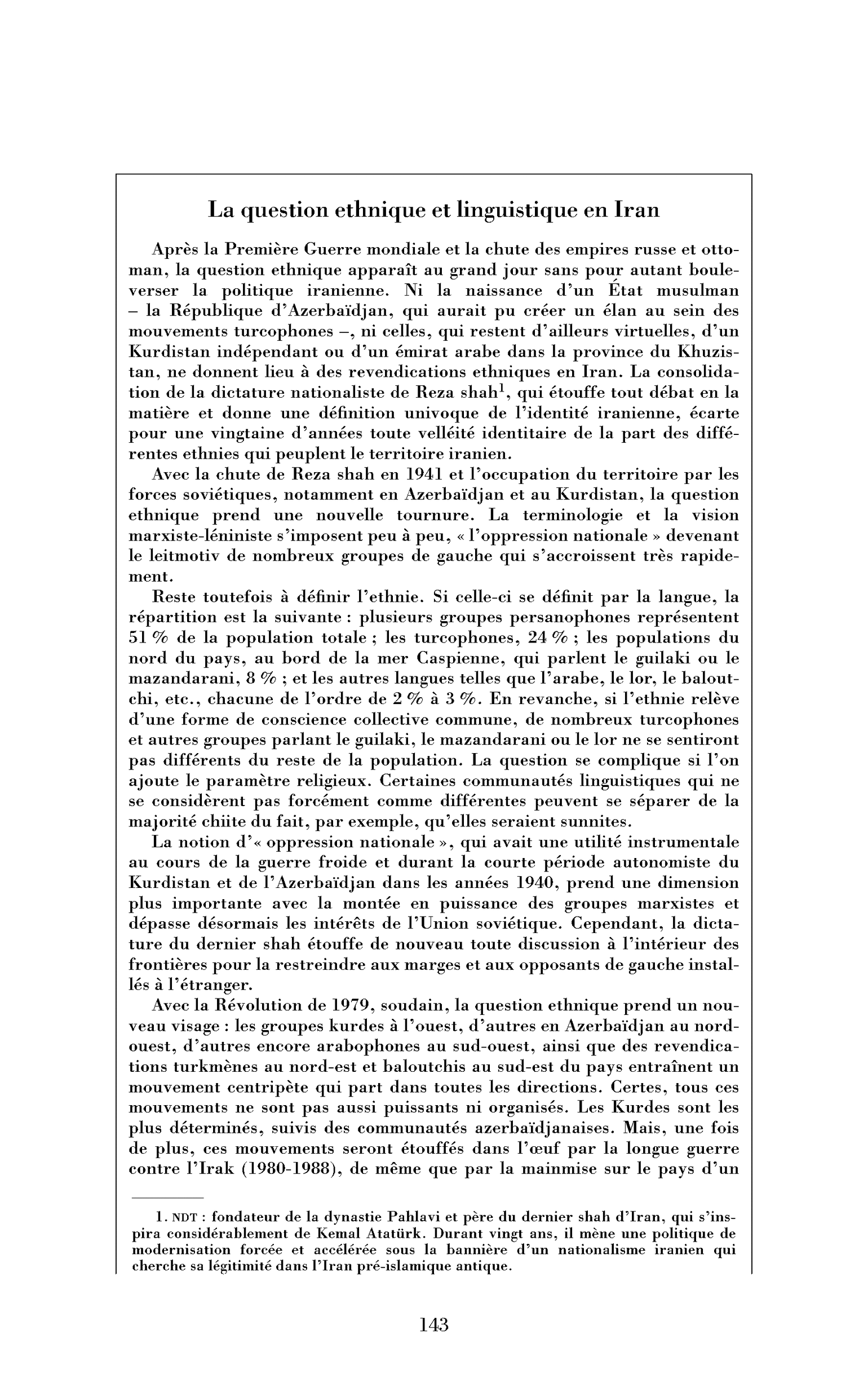 Un régime autoritaire en transition