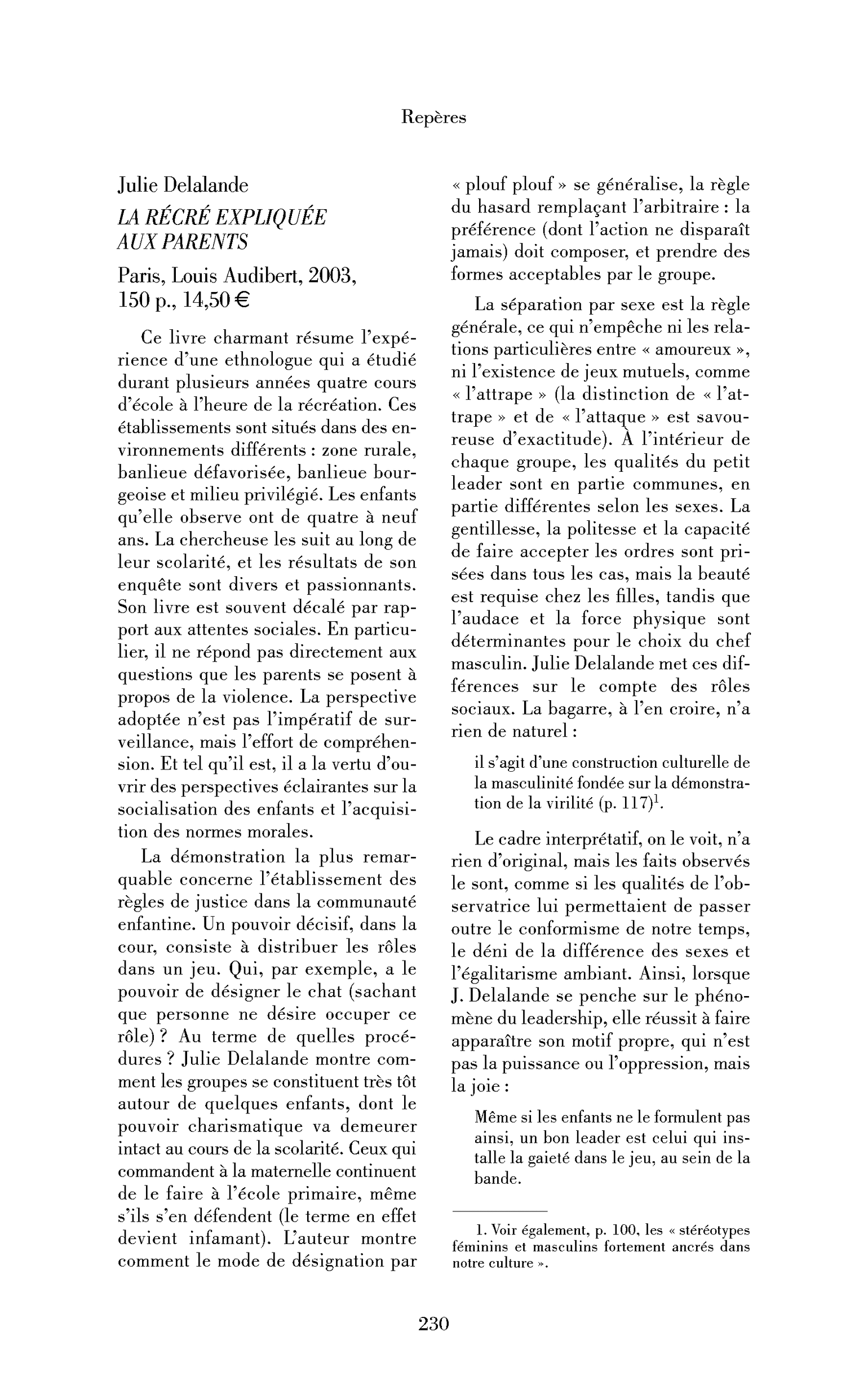 Julie Delalande: la Récré expliquée aux parents
