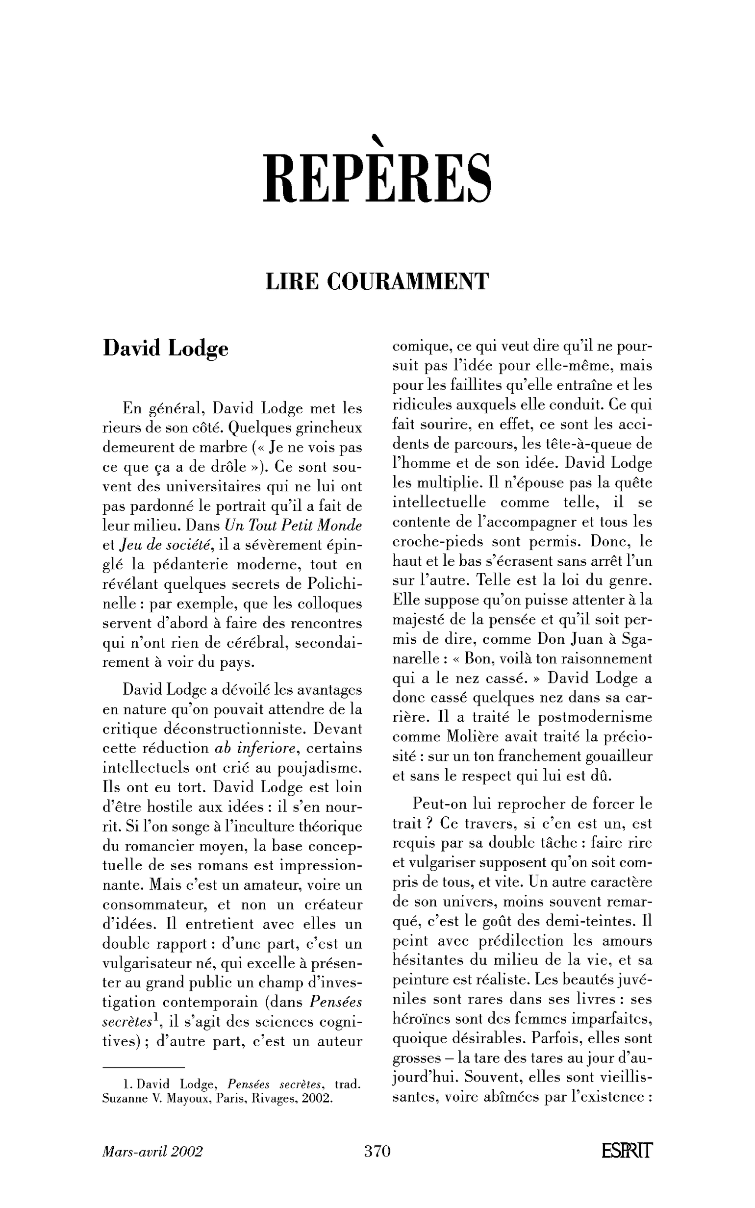 David Lodge