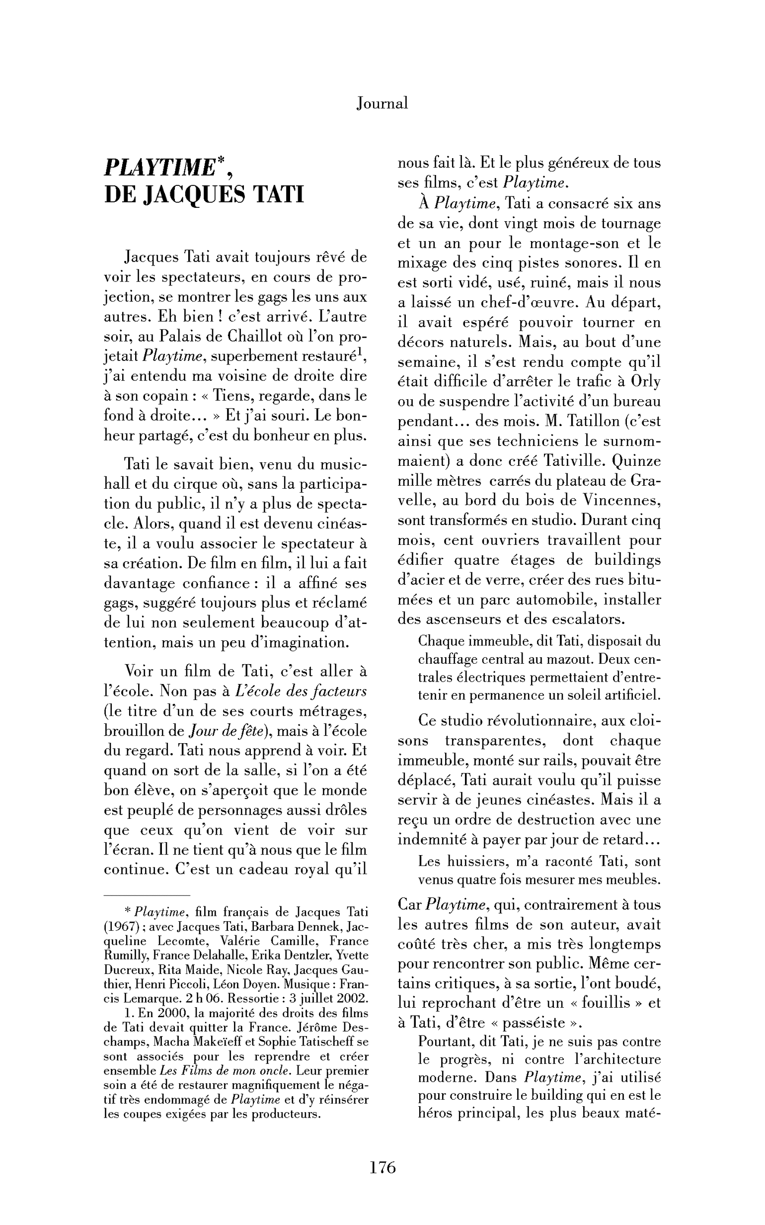 Playtime, de Jacques Tati