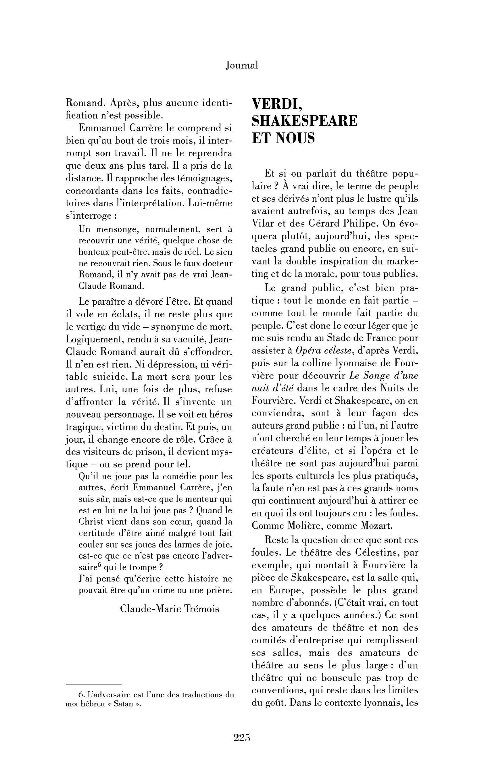 Verdi, Shakespeare et nous