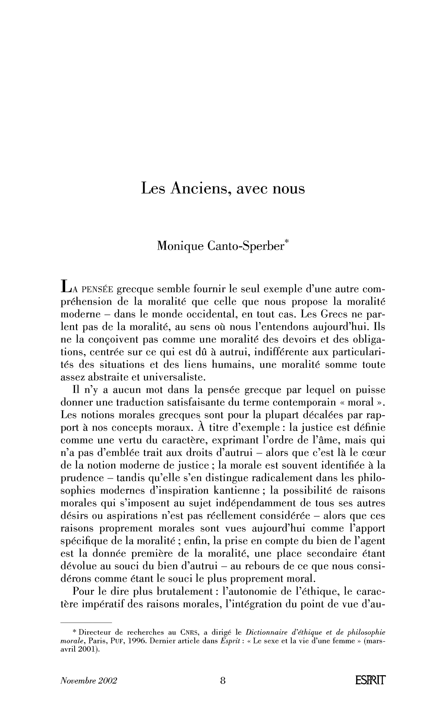 Les Anciens, avec nous