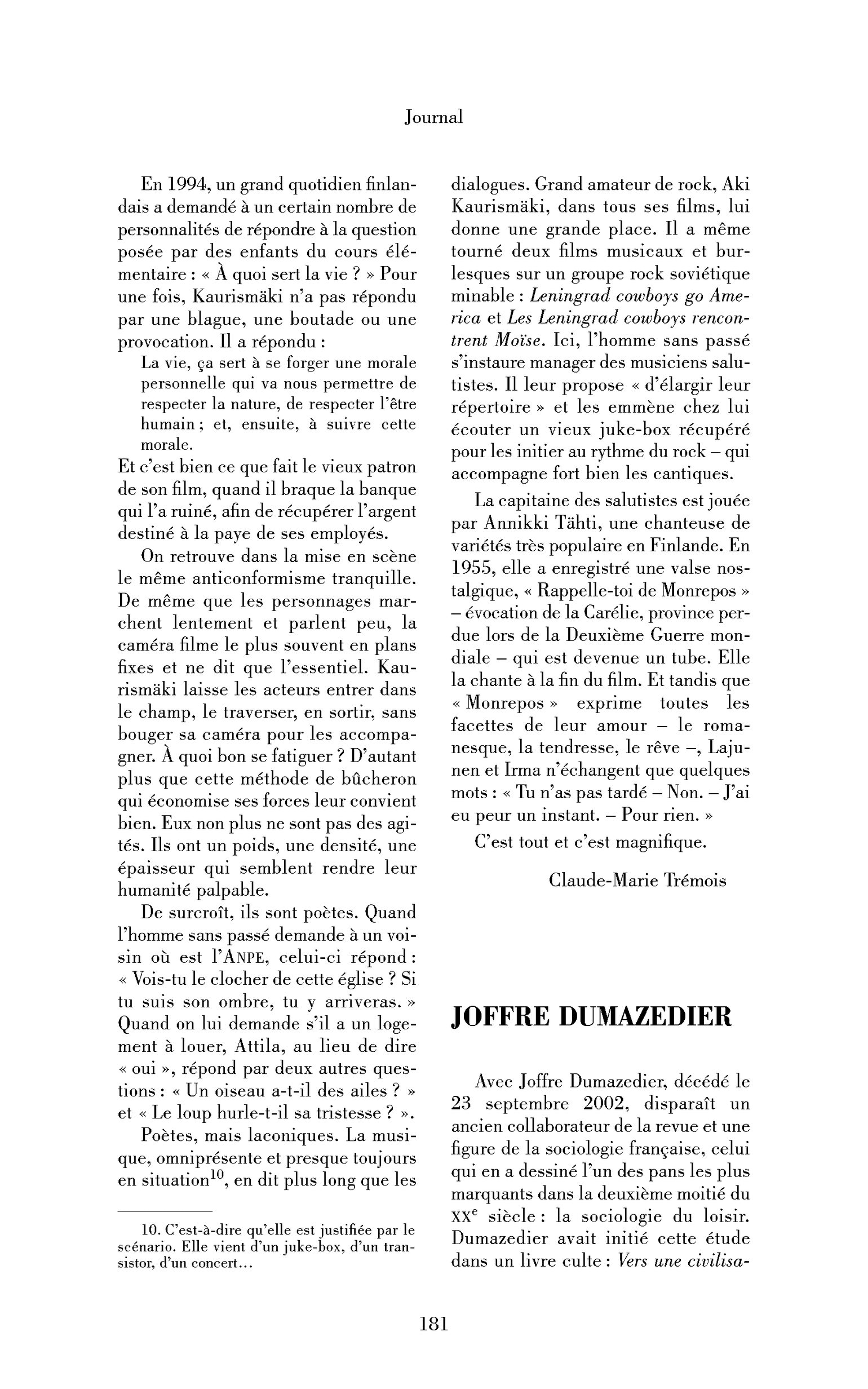 Joffre Dumazedier
