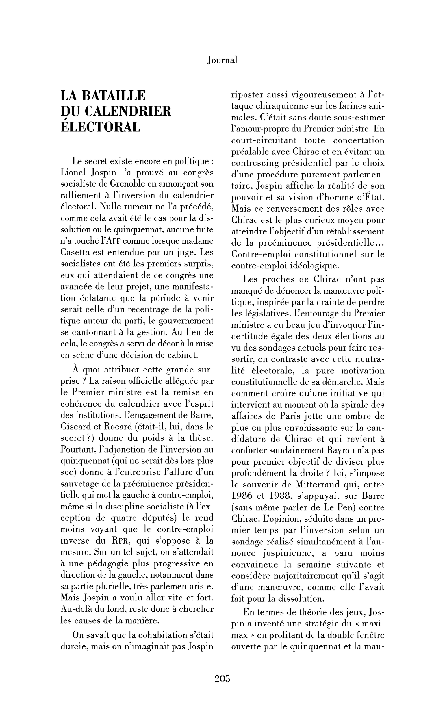 La bataille du calendrier électoral