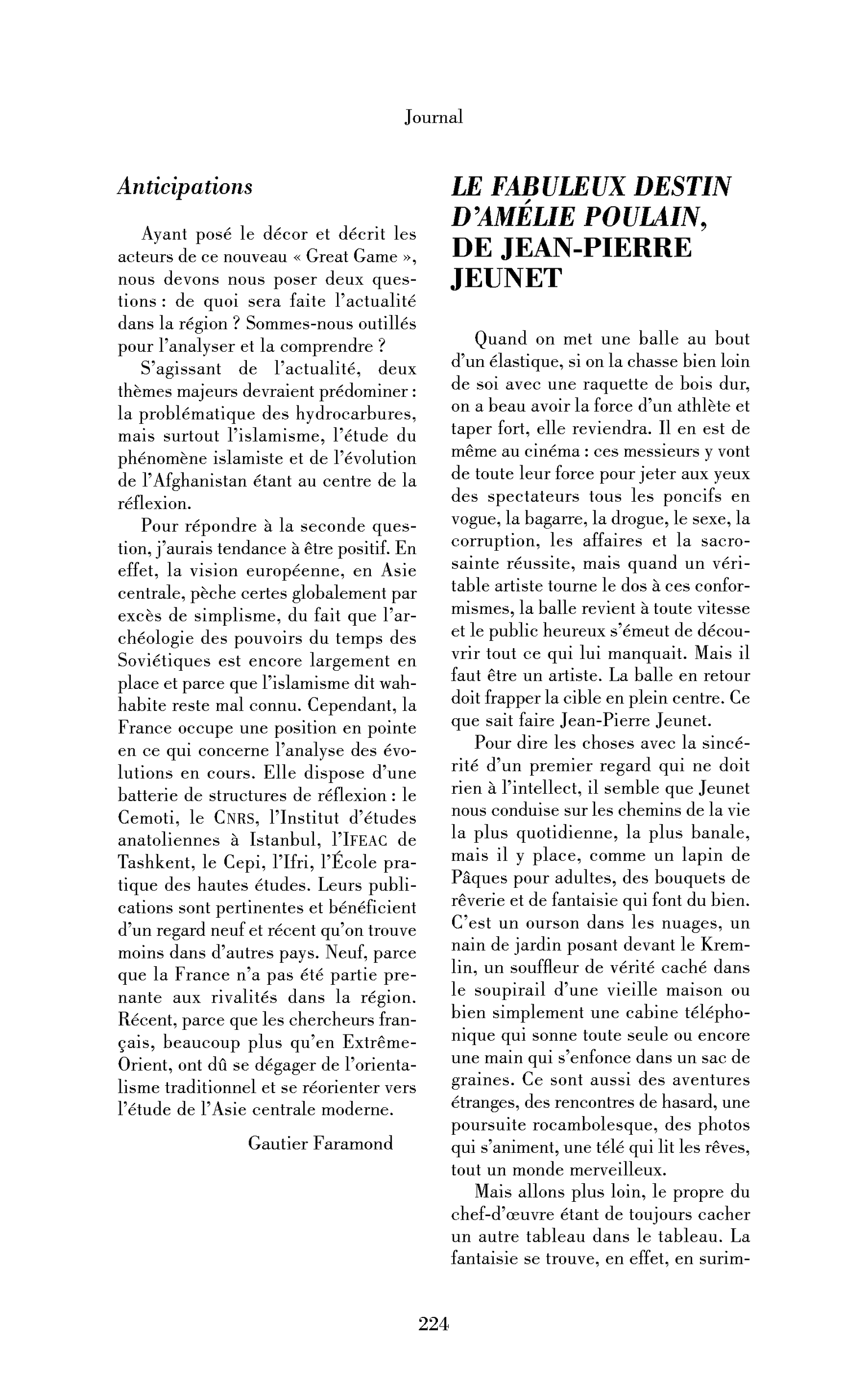 Le Fabuleux Destin d’Amélie Poulain, de Jean-Pierre Jeunet