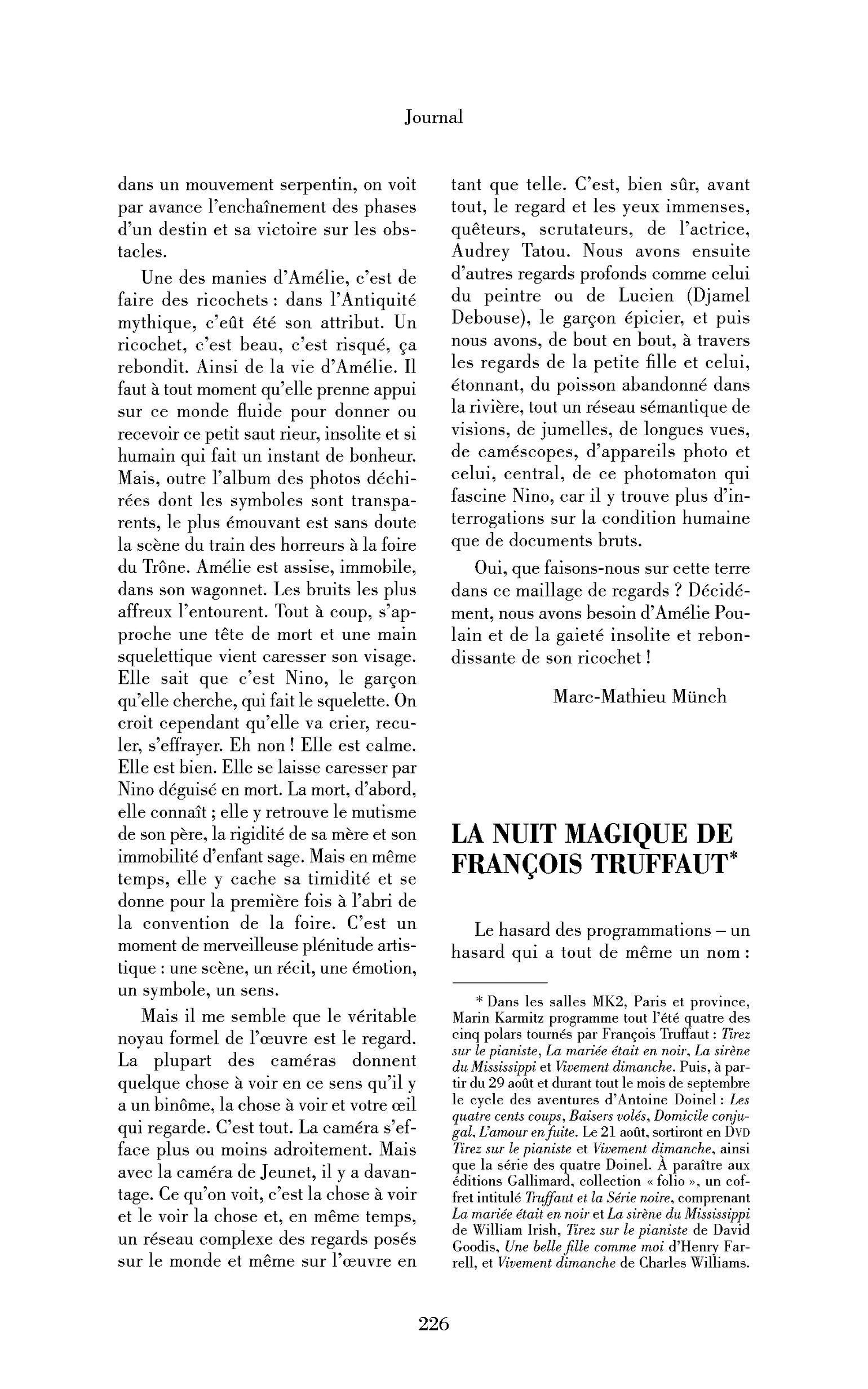 La nuit magique de François Truffaut