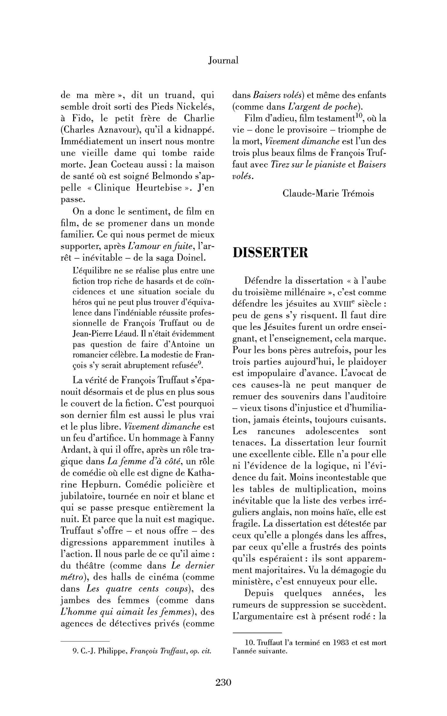 Disserter