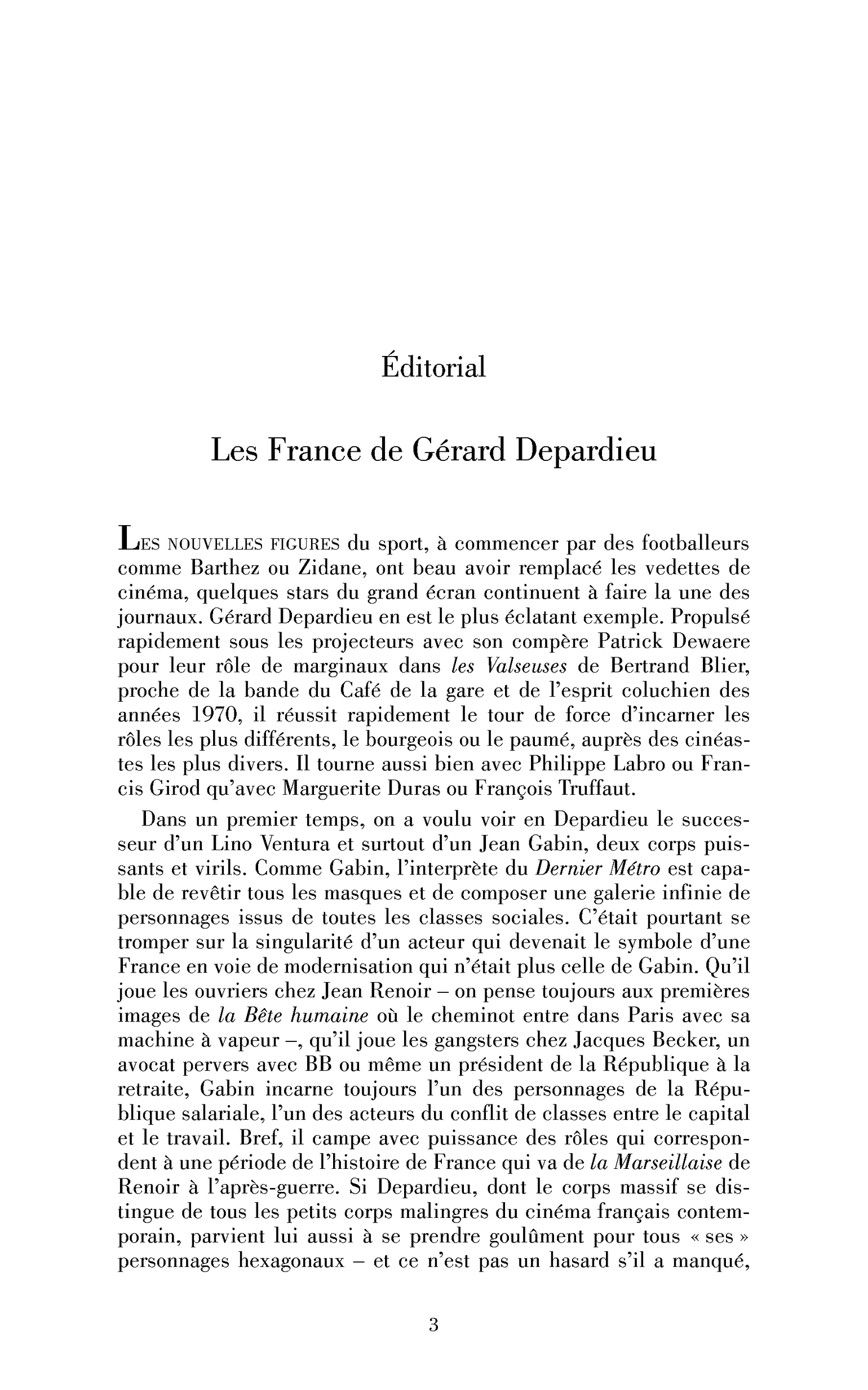 Les France de Gérard Depardieu