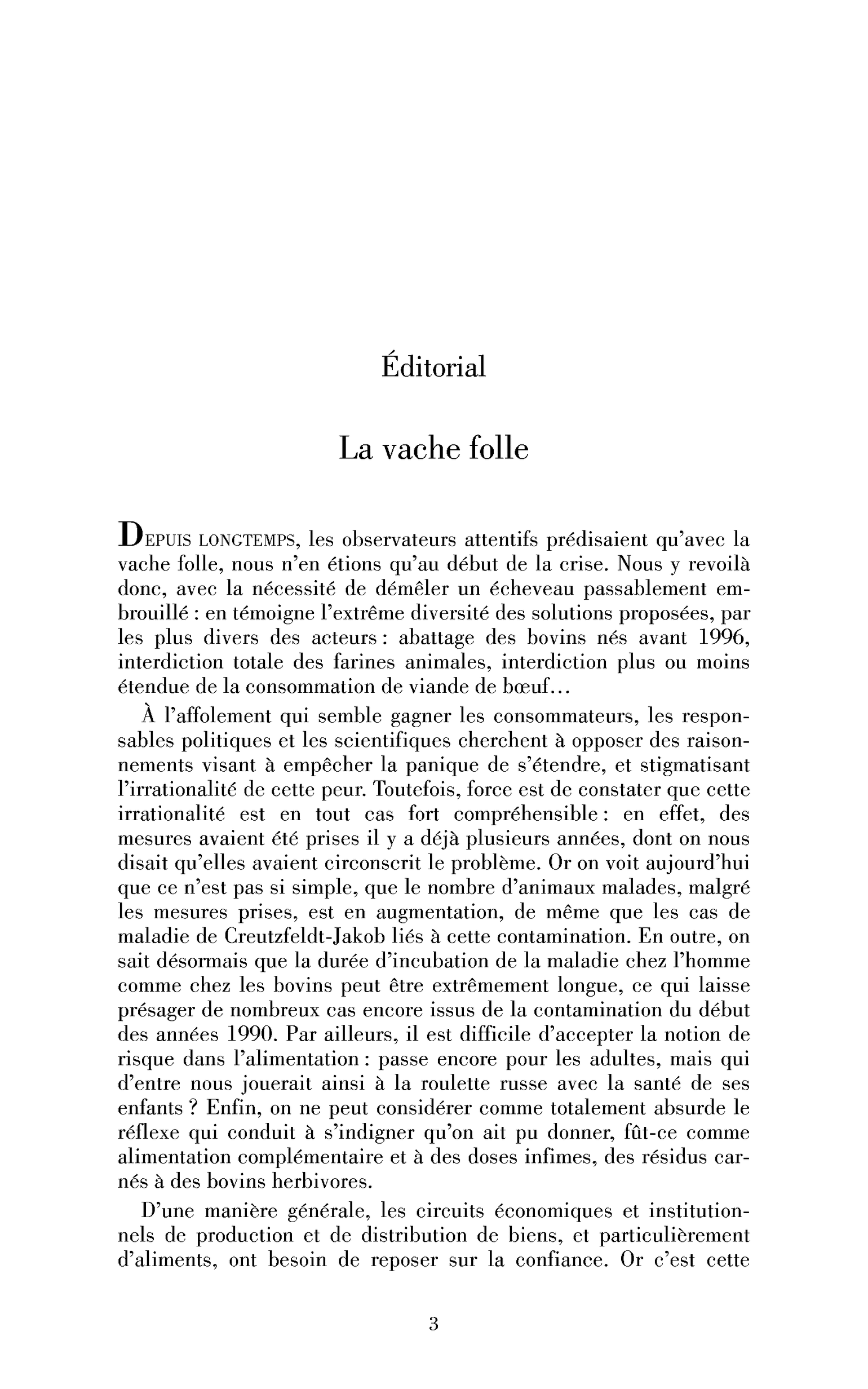 La vache folle