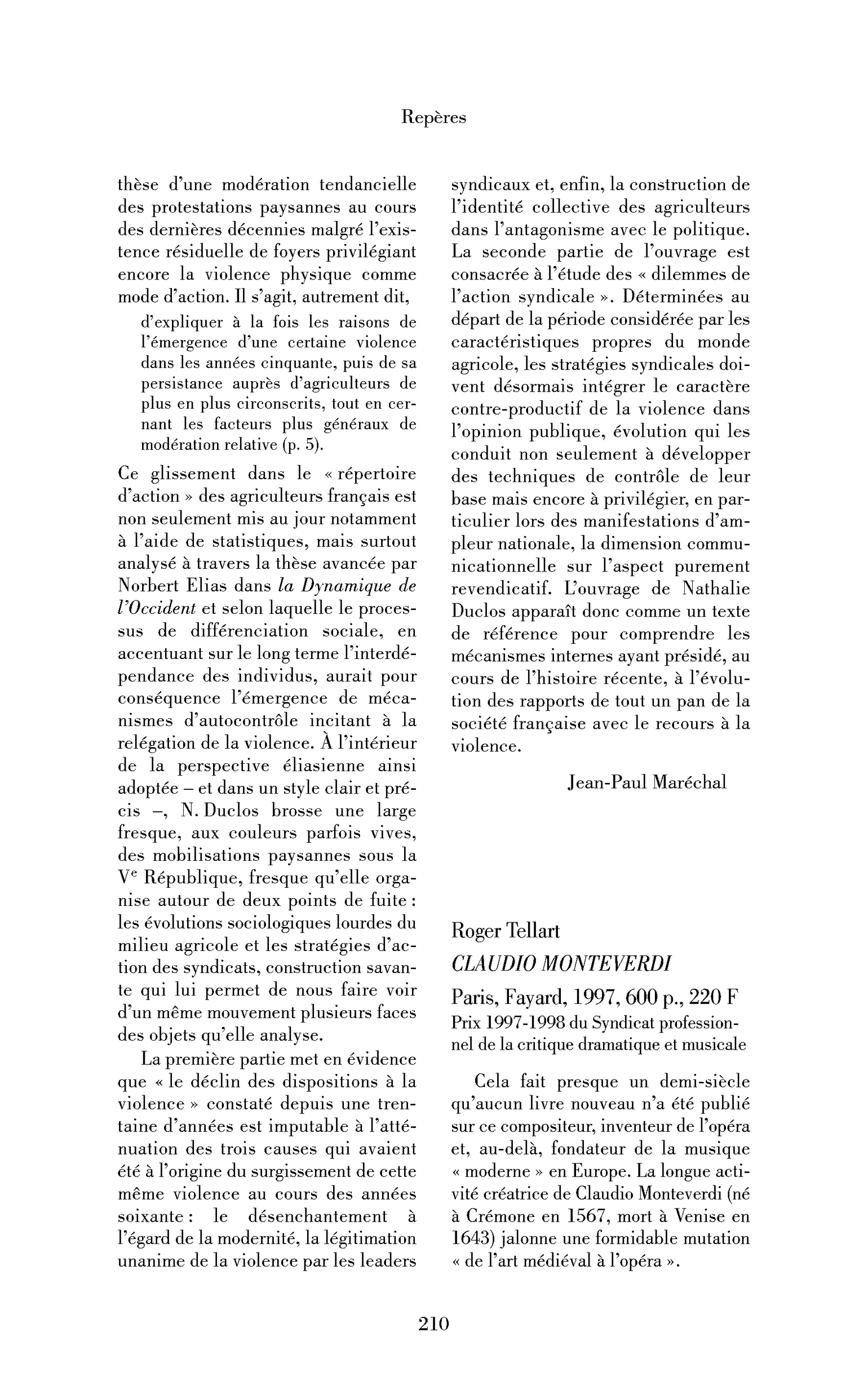 Roger Tellart : Claudio Monteverdi