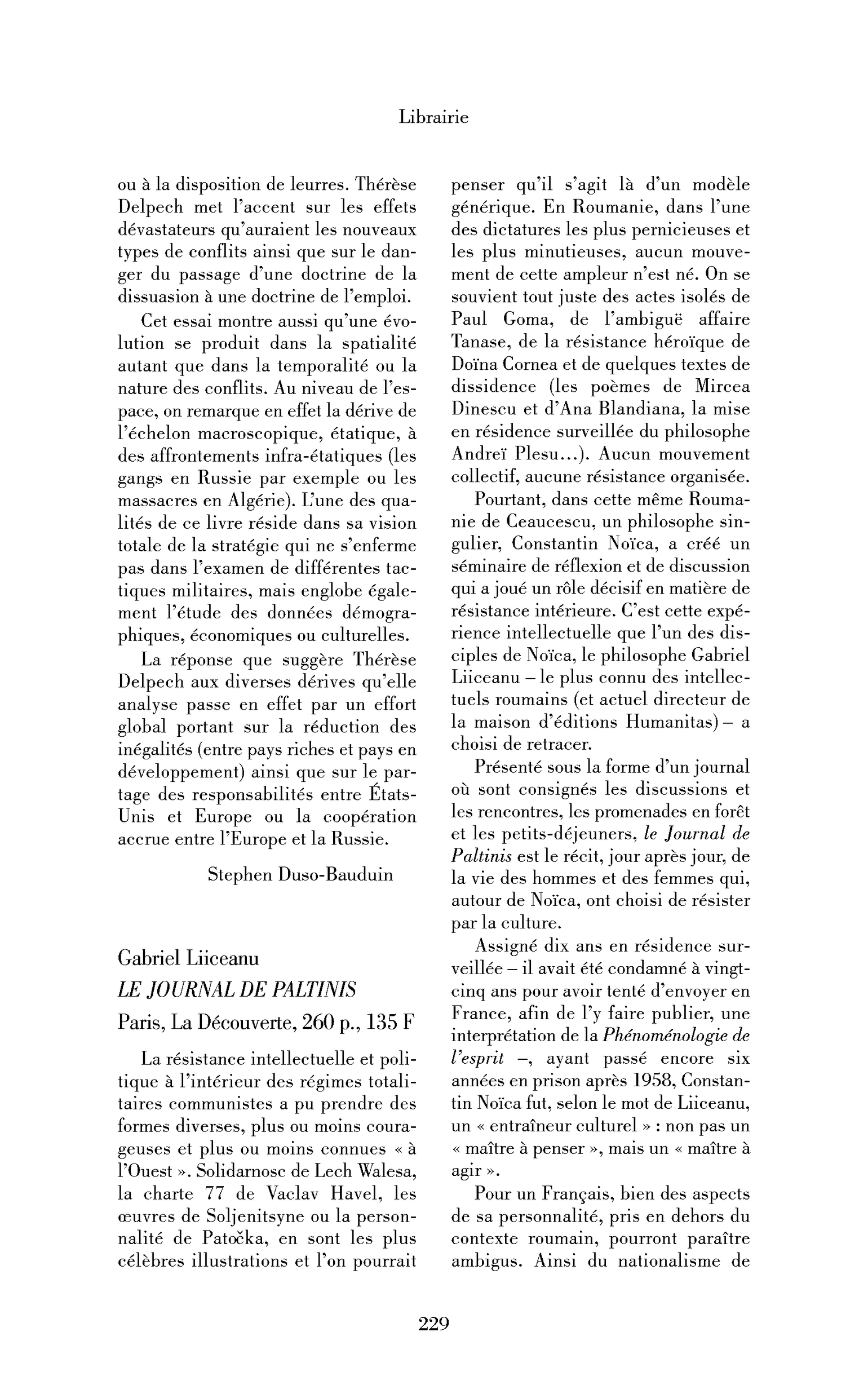 Gabriel Liiceanu : le Journal de Paltinis