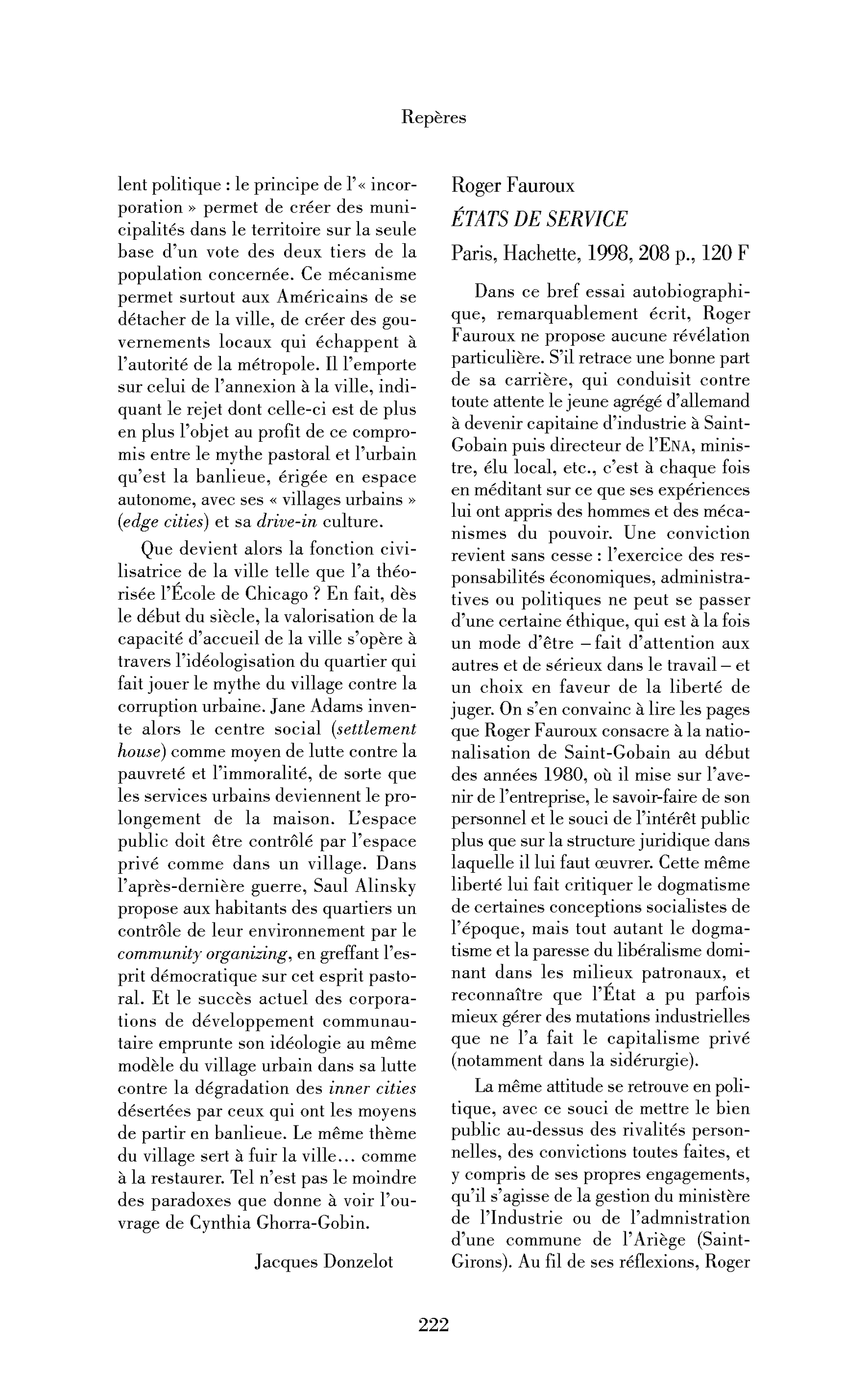 Roger Fauroux : États de service