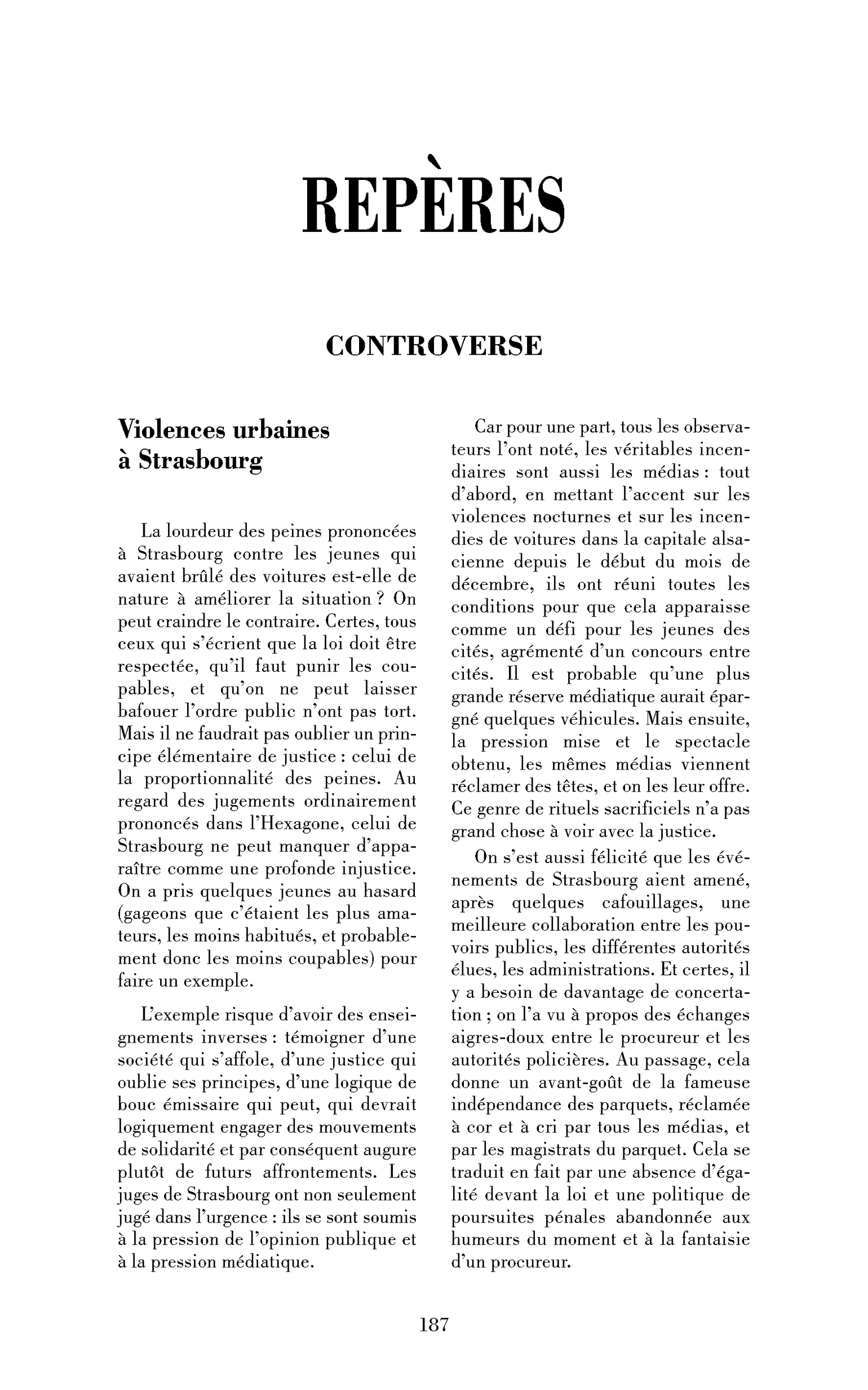 Violences urbaines à Strasbourg
