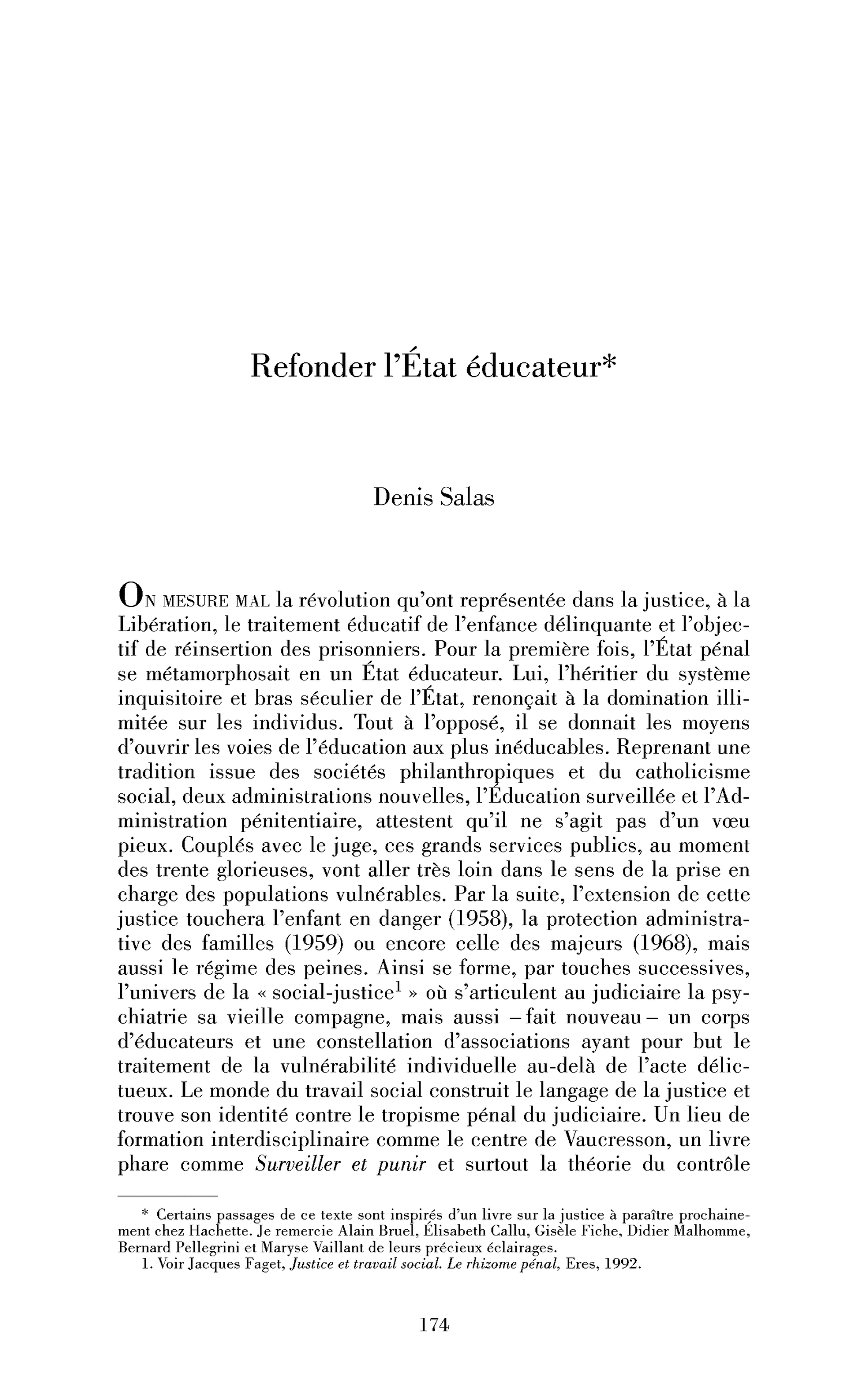 Refonder l’État éducateur