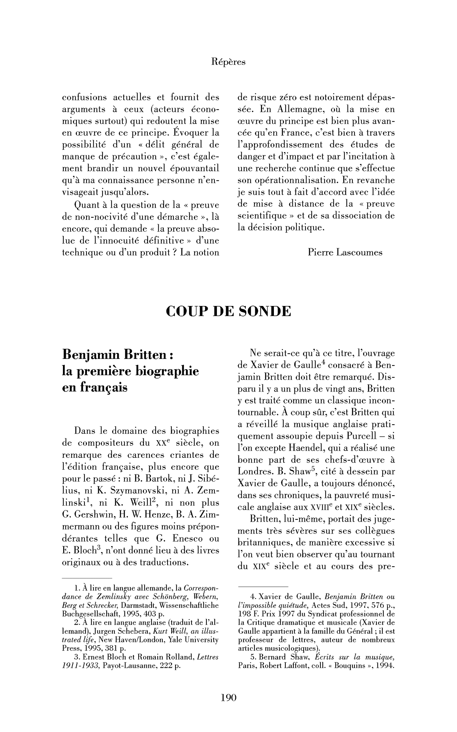 Benjamin Britten : la première biographie en français